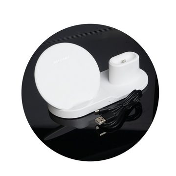 COFI 1453 3in1 Qi Wireless Charger Pad 10W Ladestation Ladegerät weiß Wireless Charger