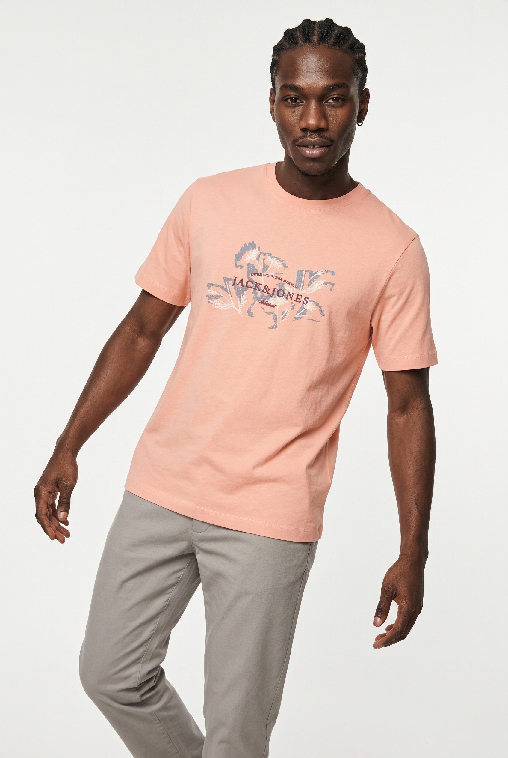 Jack & Jones T-Shirt JORMONTAUK ELEMENT TEE SS CREW NECK