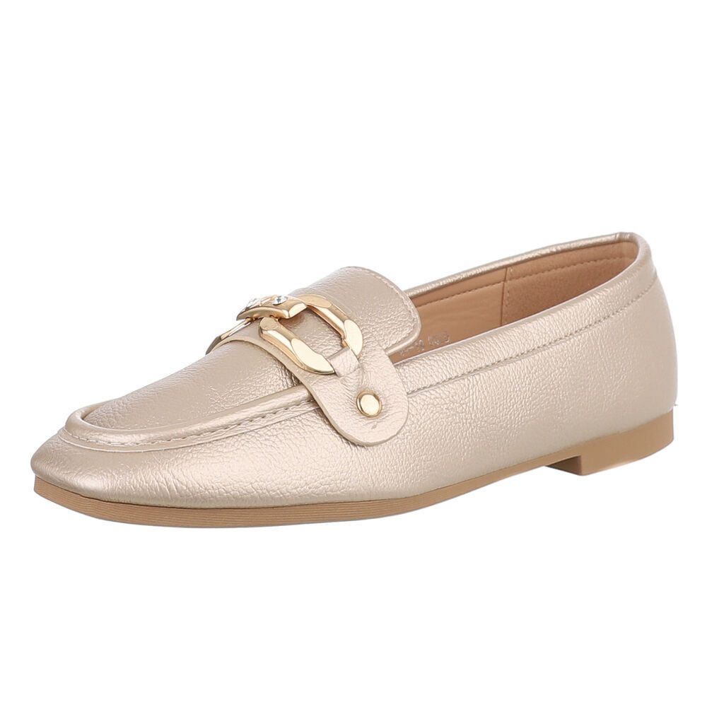 Ital-Design Elegante Loafers für Damen – Hoher Komfort & Stil Slipper (8909 günstig online kaufen