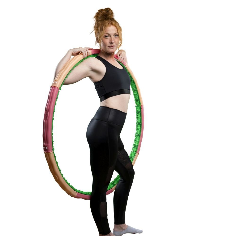 Hoopomania Hula-Hoop-Reifen Hoopomania Titan Hoop, Hula Hoop mit 32 Magneten 3.1kg