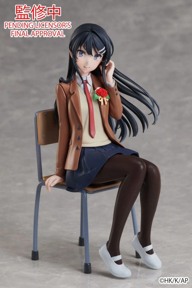 Aniplex Erotik-Actionfigur Rascal Does Not Dream of a Knapsack Kid Statue Mai Sakurajima Graduati