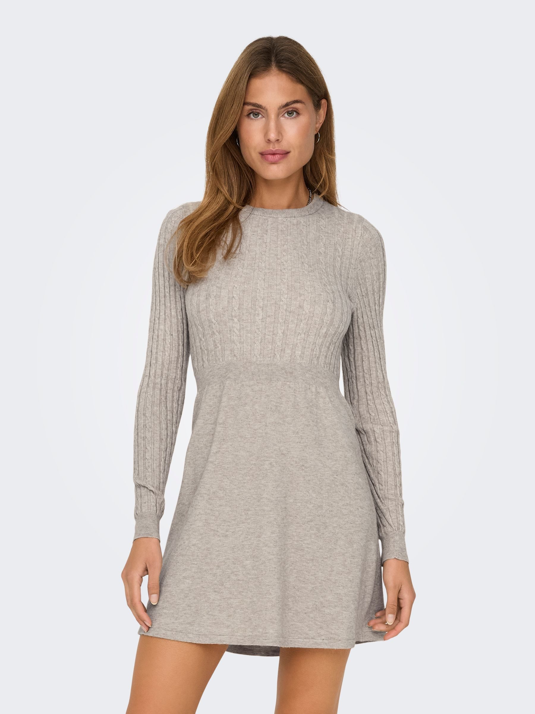 ONLY Strickkleid ONLFIA LS CABLE DRESS günstig online kaufen