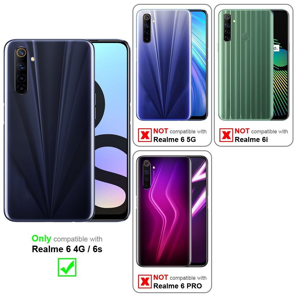 Cadorabo Handyhülle für Realme 6 4G / 6s Hülle Realme 6 4G / 6s, Flexible Hülle TPU Silikon Schutzhülle Back Cover Case