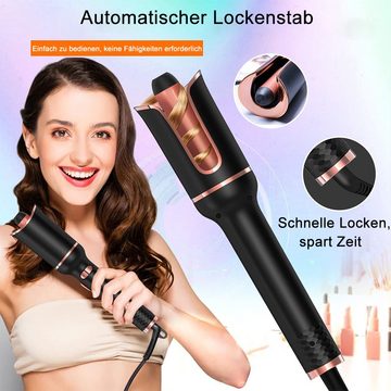 zggzerg Lockendreher Automatischer Lockenstäbe, Keramik Curler mit 4 Einstellbar Temperatur