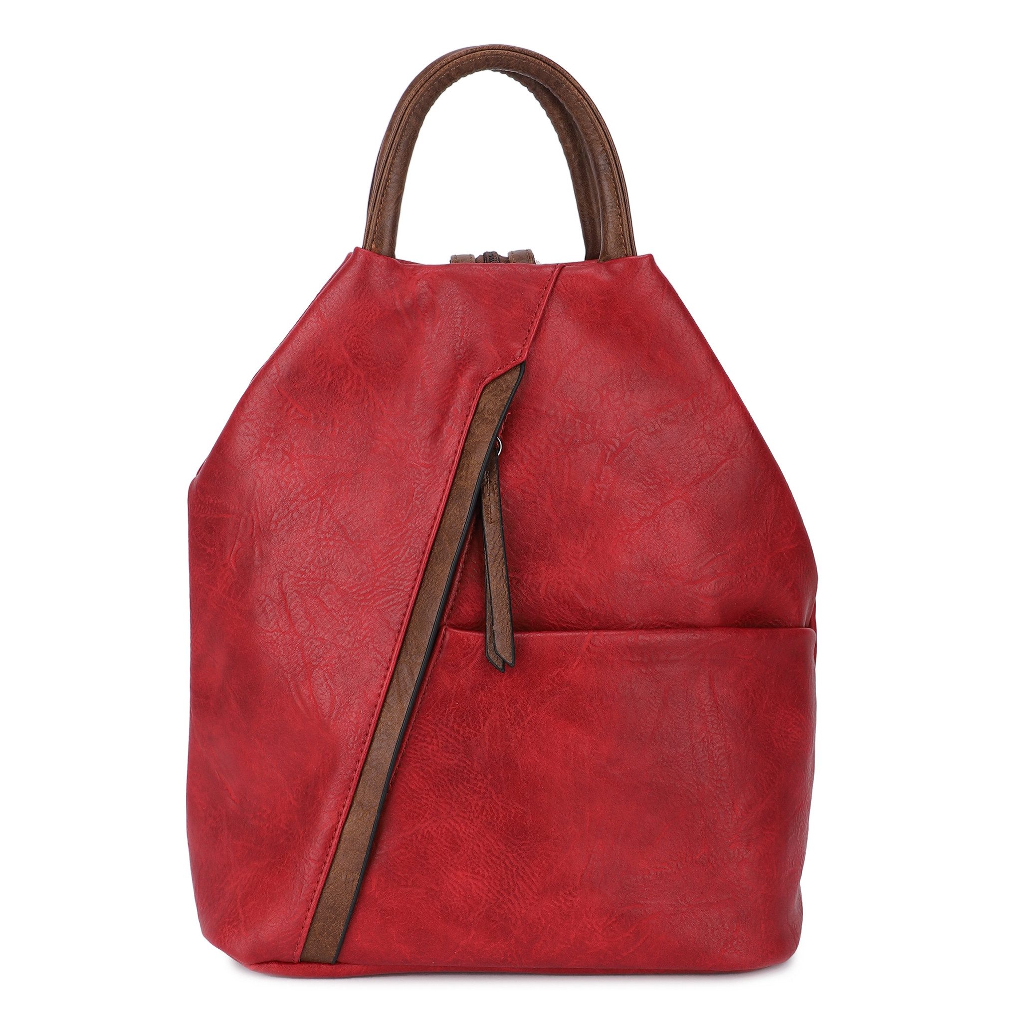 Tagesrucksack Damen Rucksack Kunstleder 29x30x18 cm – Cityrucksack
