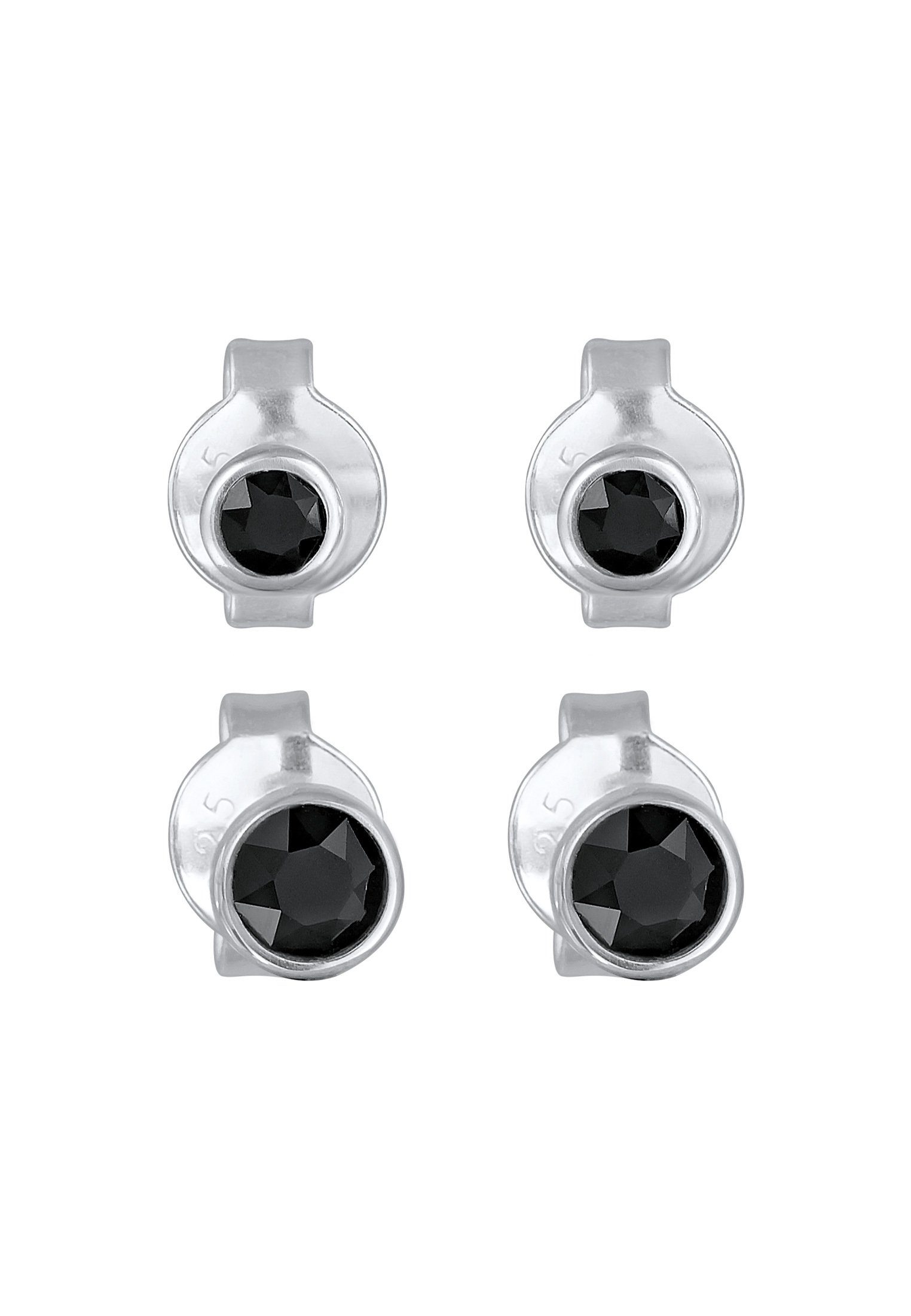Elli Ohrring-Set Ohrstecker Set Weiß 925 Sterling Silber, mit Kristallen vo günstig online kaufen