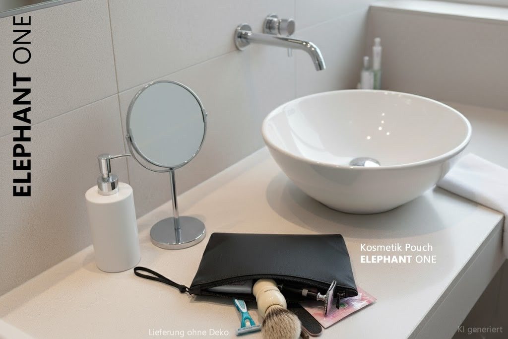 ELEPHANT Kosmetiktasche Pouch Mini Kulturtasche Cosmetic Bag klein, Aufbewa günstig online kaufen
