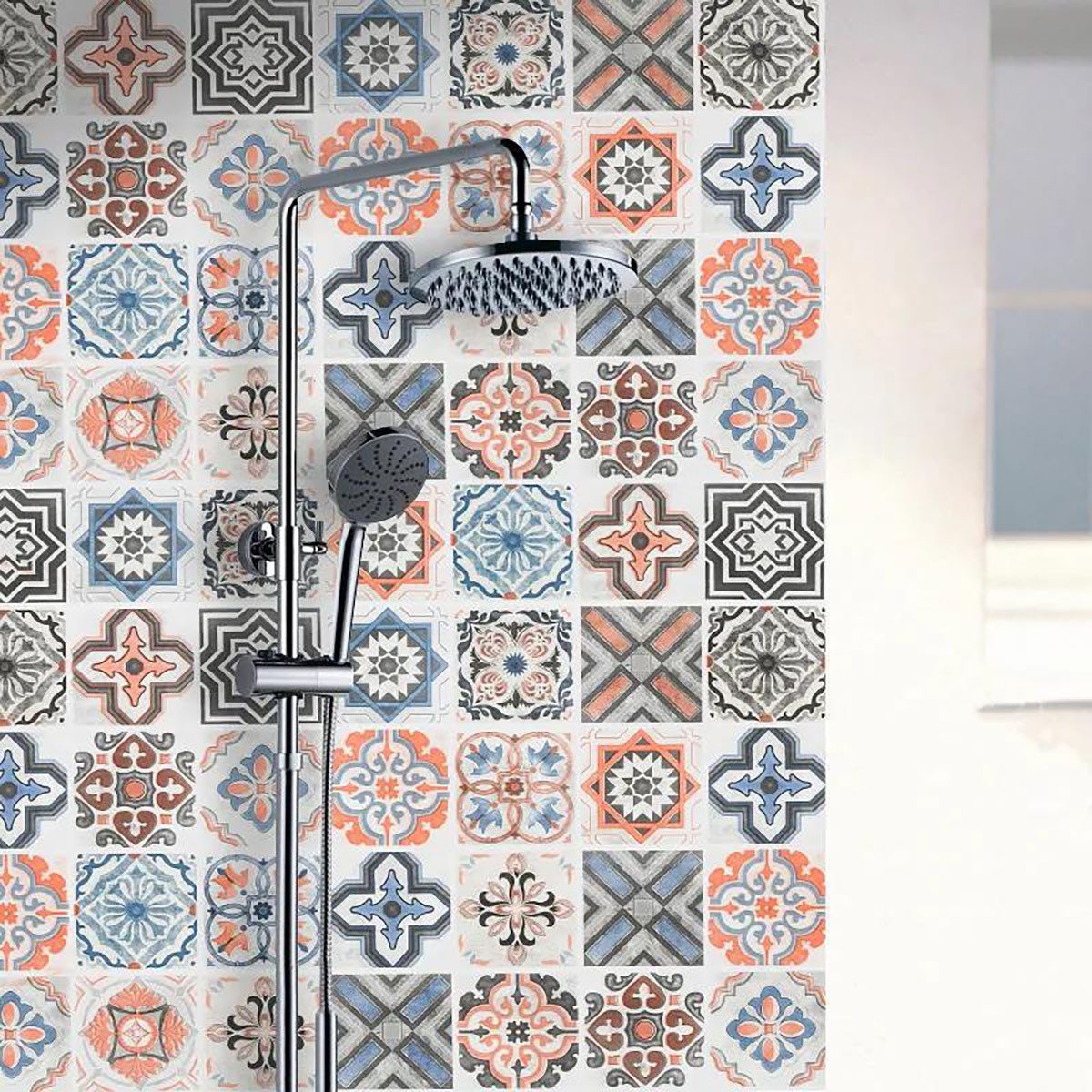 HomeBella Mustertapete Selbstklebende Mosaik Fliesenoptik Tapete wasserfest & pflegeleicht