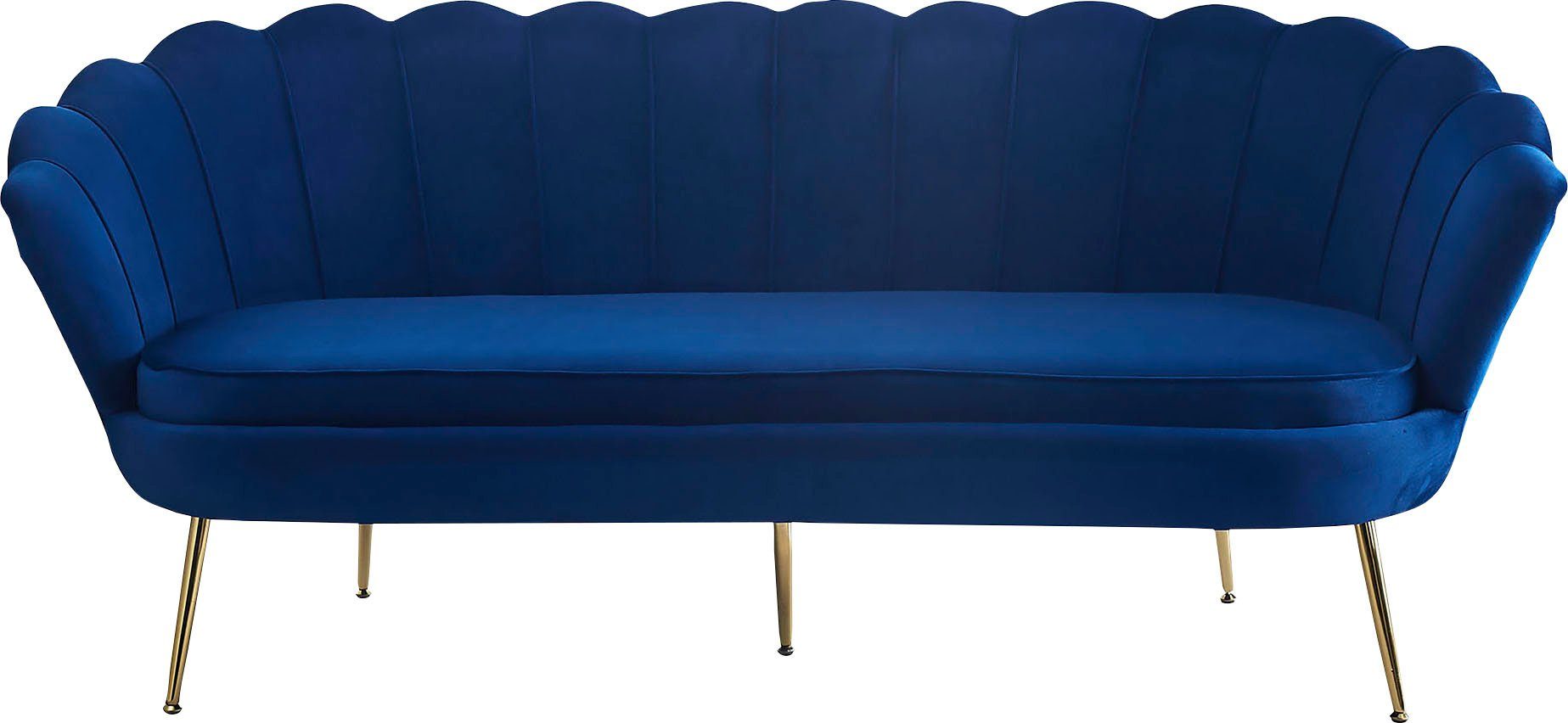 SalesFever 3-Sitzer Clam Komfortsofa, Extravagantes Muscheldesign: 180 cm Breite