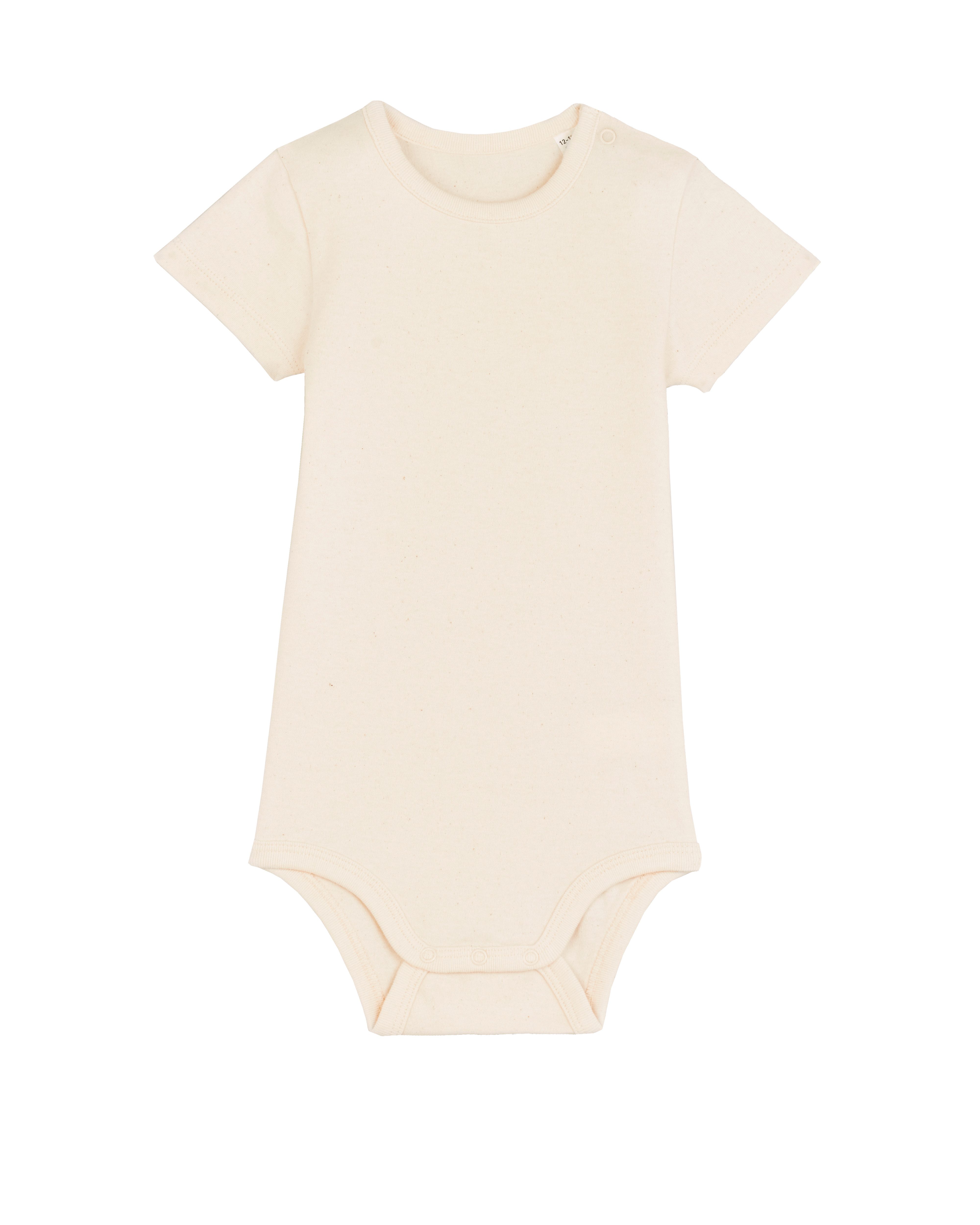 Sitztgut Kurzarmbody Baby Body aus Bio-Baumwolle (1-tlg) Druckknopfleiste an der Schulter und Druckknopfverschluss im Schritt