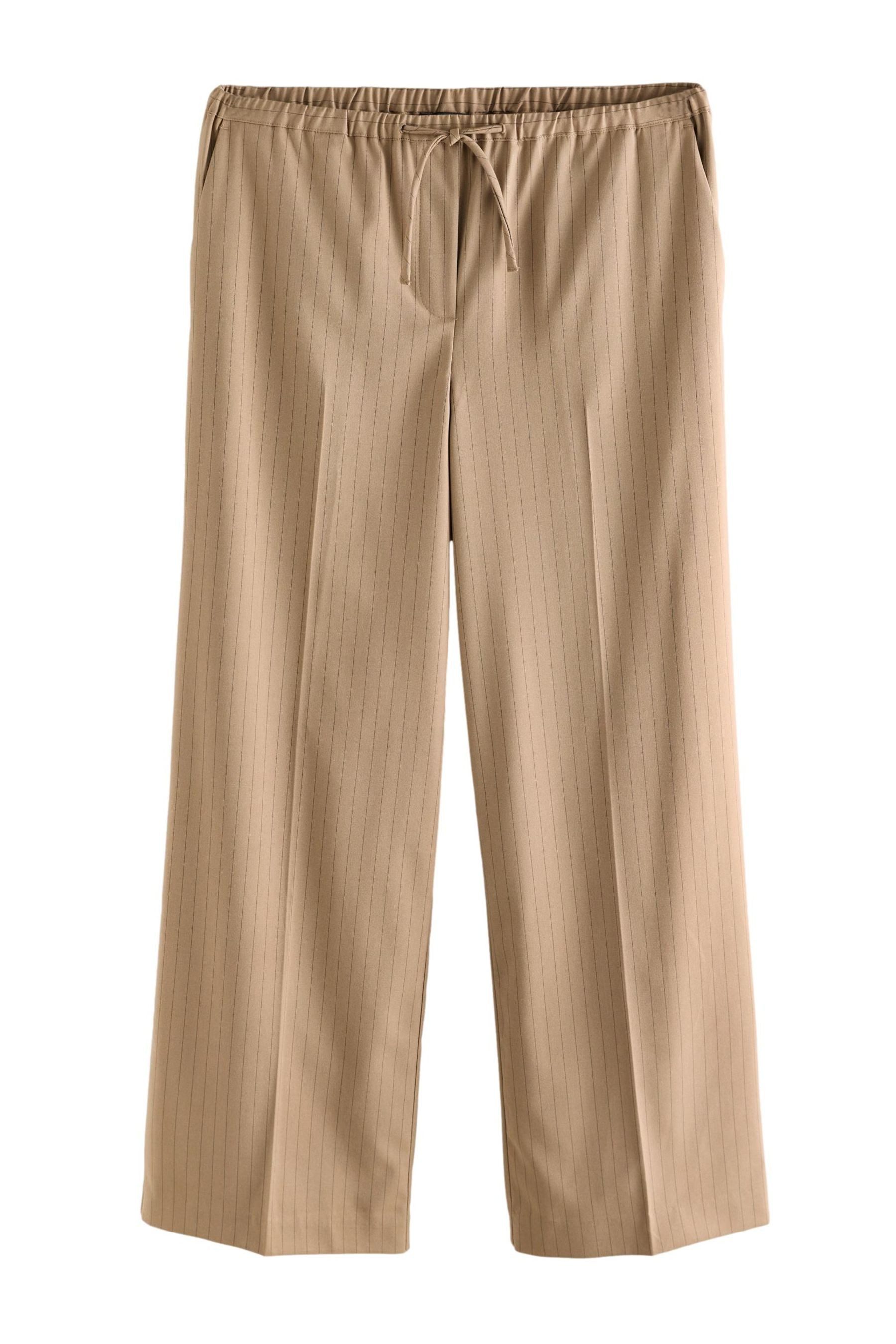 Palazzohose Schlupfhose mit weitem Bein und Bindeband