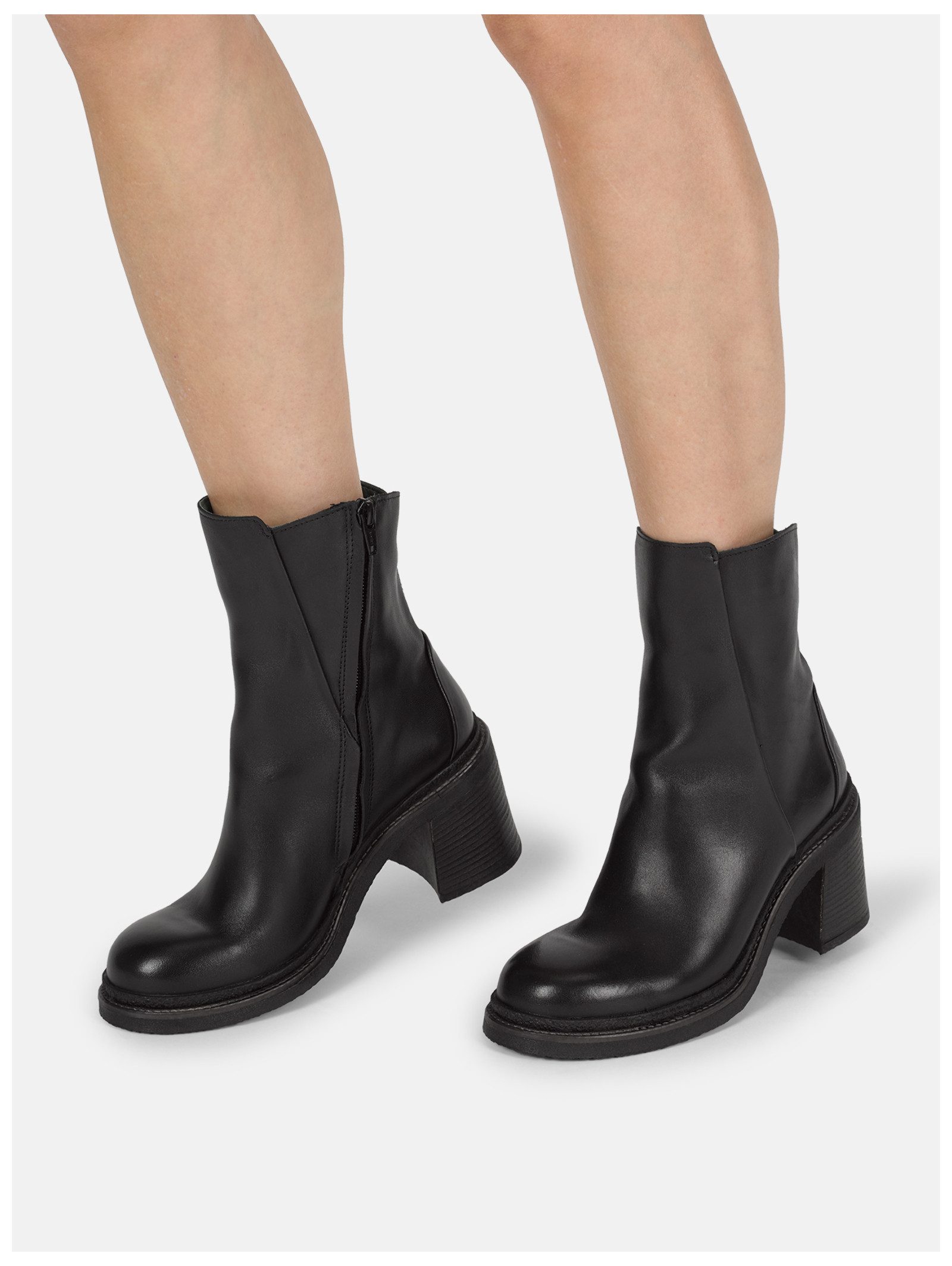 Felmini Stiefelette Leder . Stiefelette
