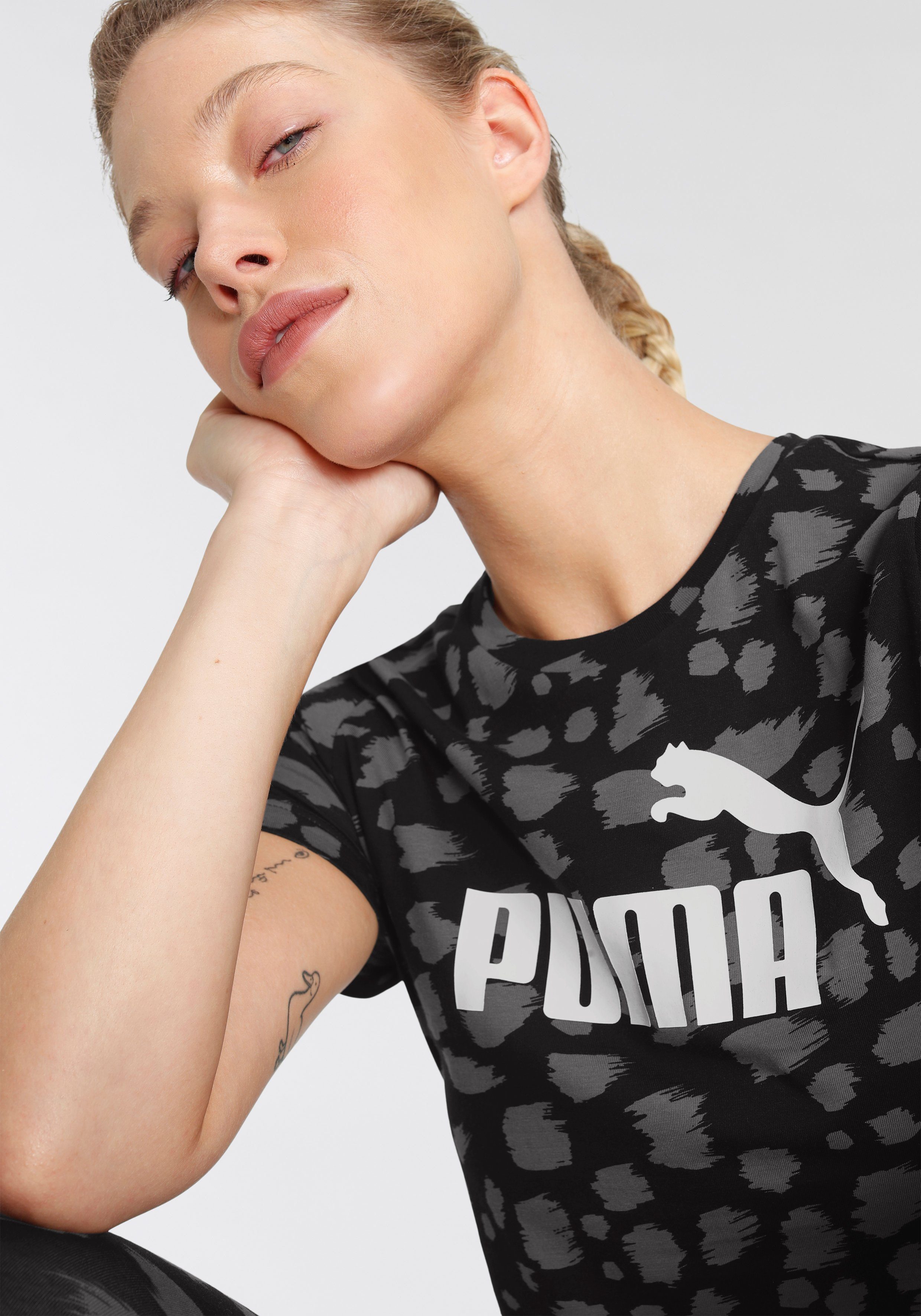 T-Shirt PUMA schwarz