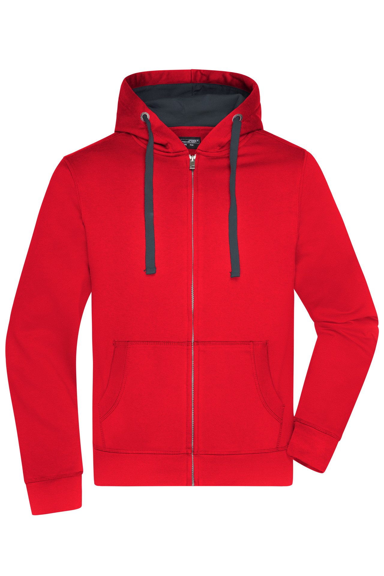 James & Nicholson Sweatjacke Wasser- und schmutzabweisende Herren Kapuzen-Sweatjacke JN595 Herren Sweatjacke Bionic