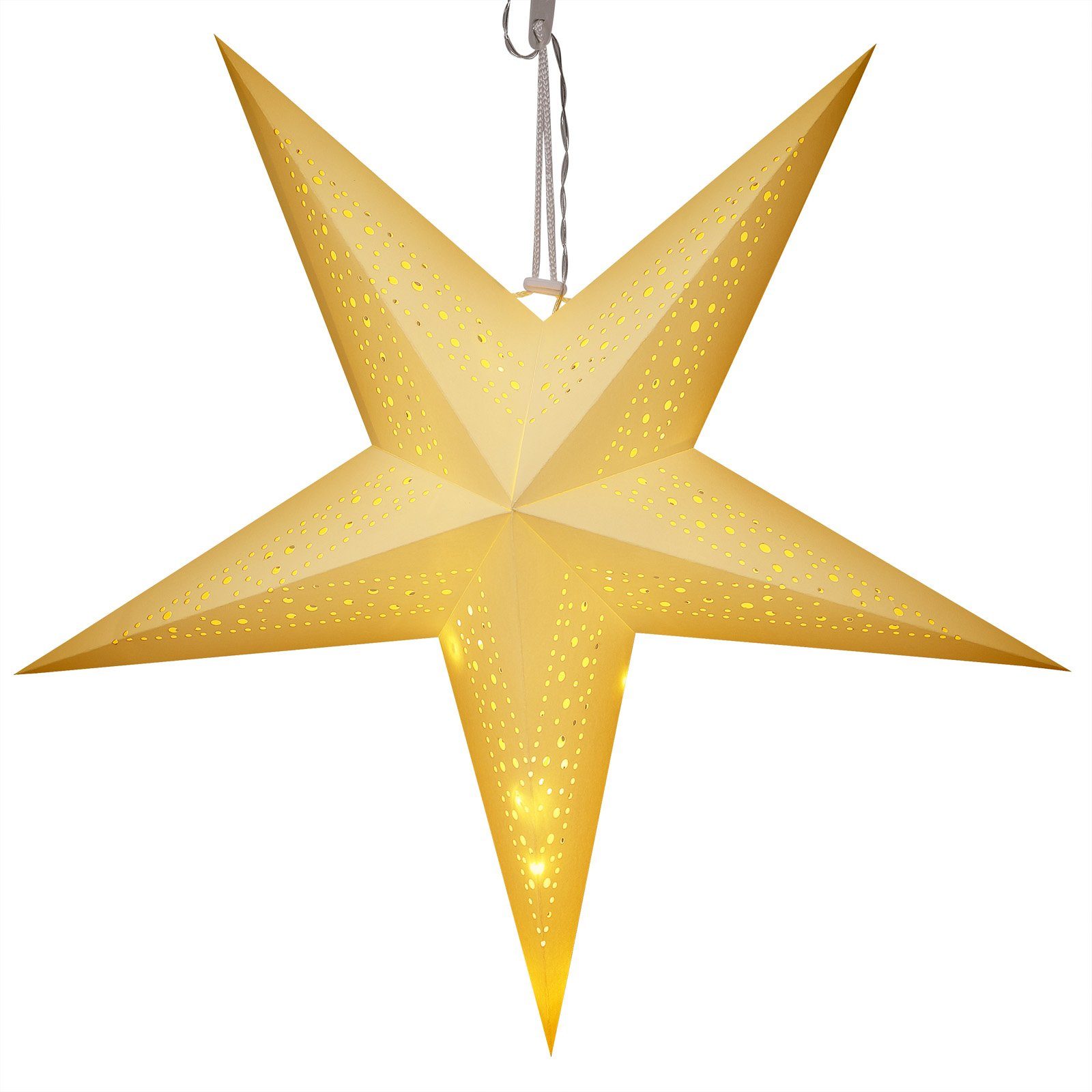 Casaria Dekostern, 1 St., Kabellos Zum Aufhängen