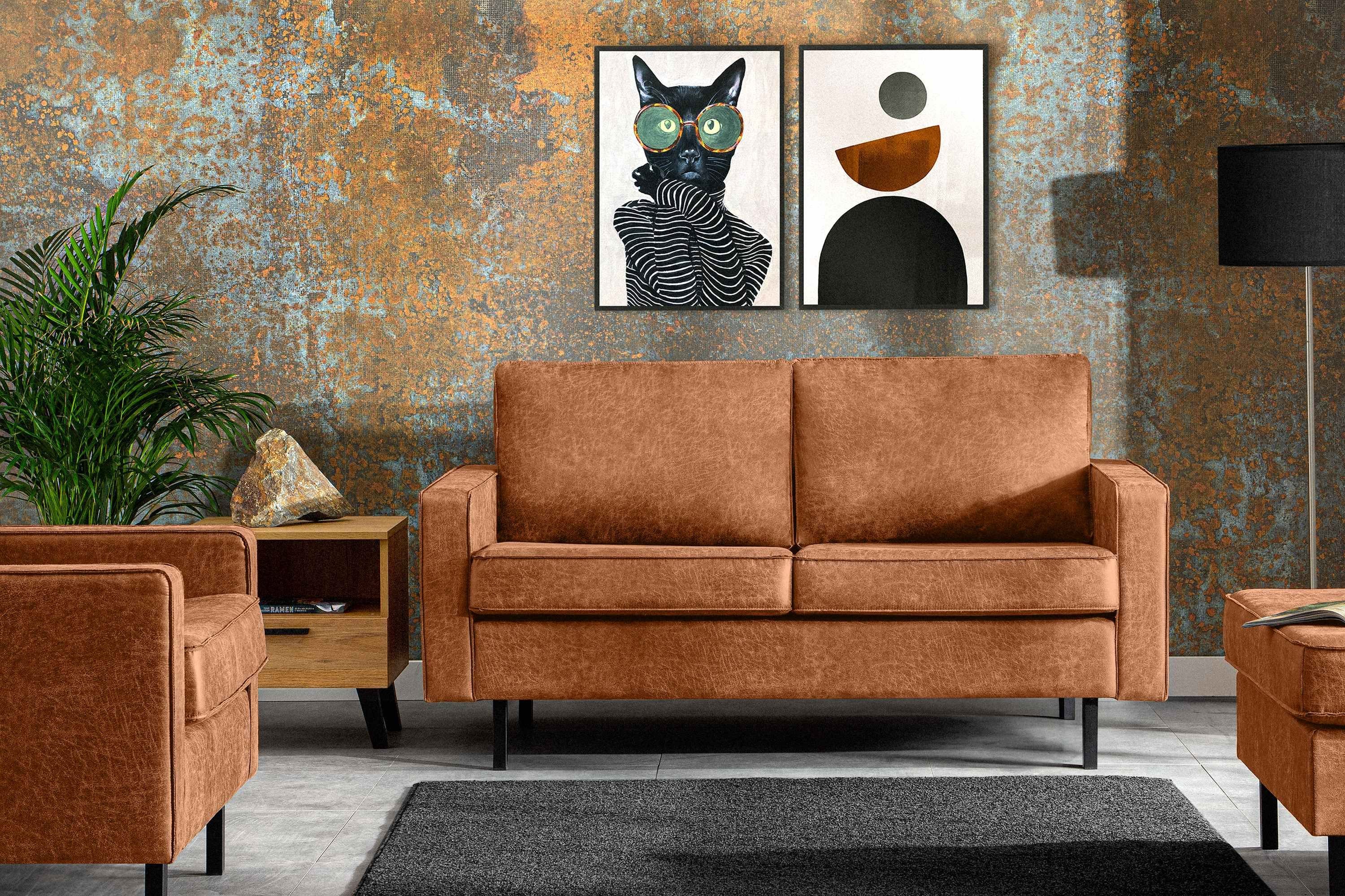 KONSIMO® 3-Sitzer INVIA Einzelsofa, Polsterung aus hochwertigem Schaumstoff,in Pet Friendly Cord-Stoff