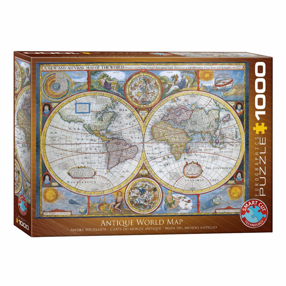 Puzzle Antique World Map
