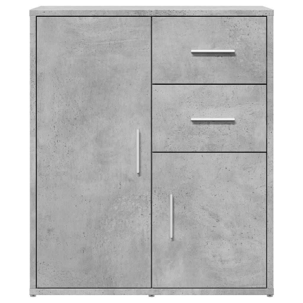 vidaXL Sideboard 60x31x70 cm Sideboard Betongrau 60x31x70 cm Spanplatte