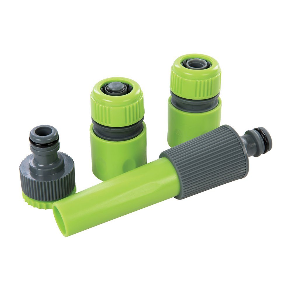 Anschlussstück Gartenschlauchzubehör Set 4 tlg.
