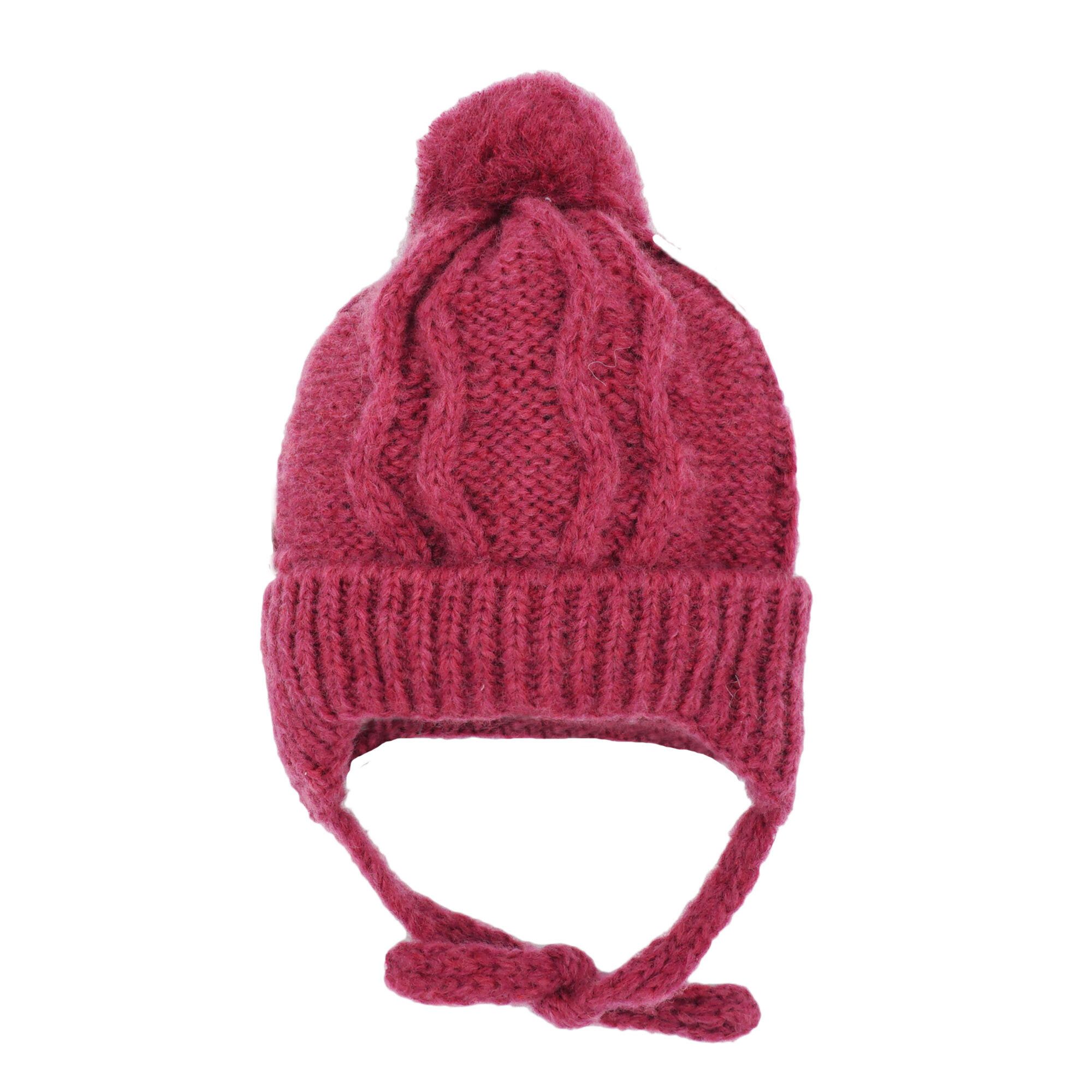MAXIMO Strickmütze MINI-Inkamütze, Umschlag Kunstfellpompon, Vollfutter günstig online kaufen