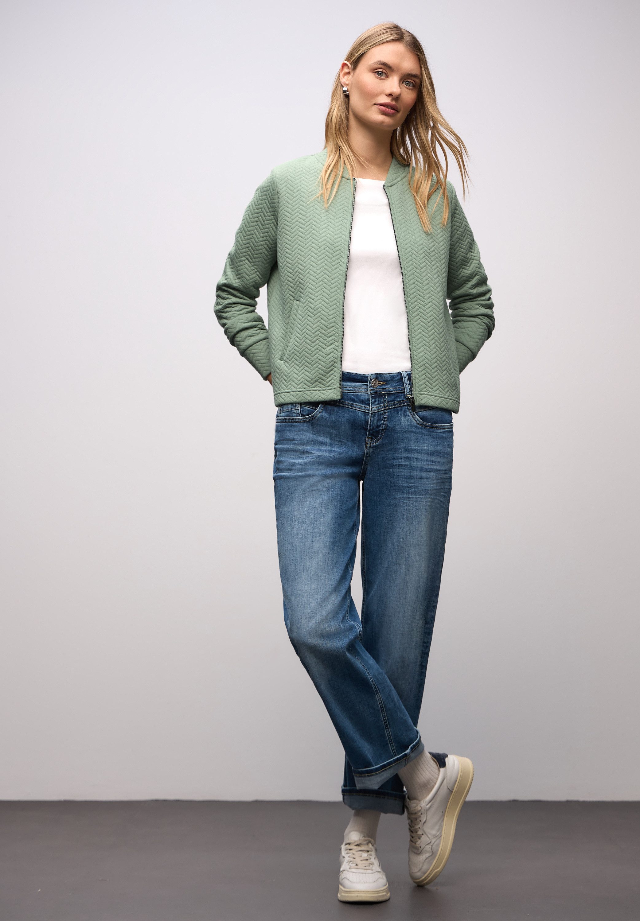 STREET ONE Cardigan mit Struktur-Muster günstig online kaufen