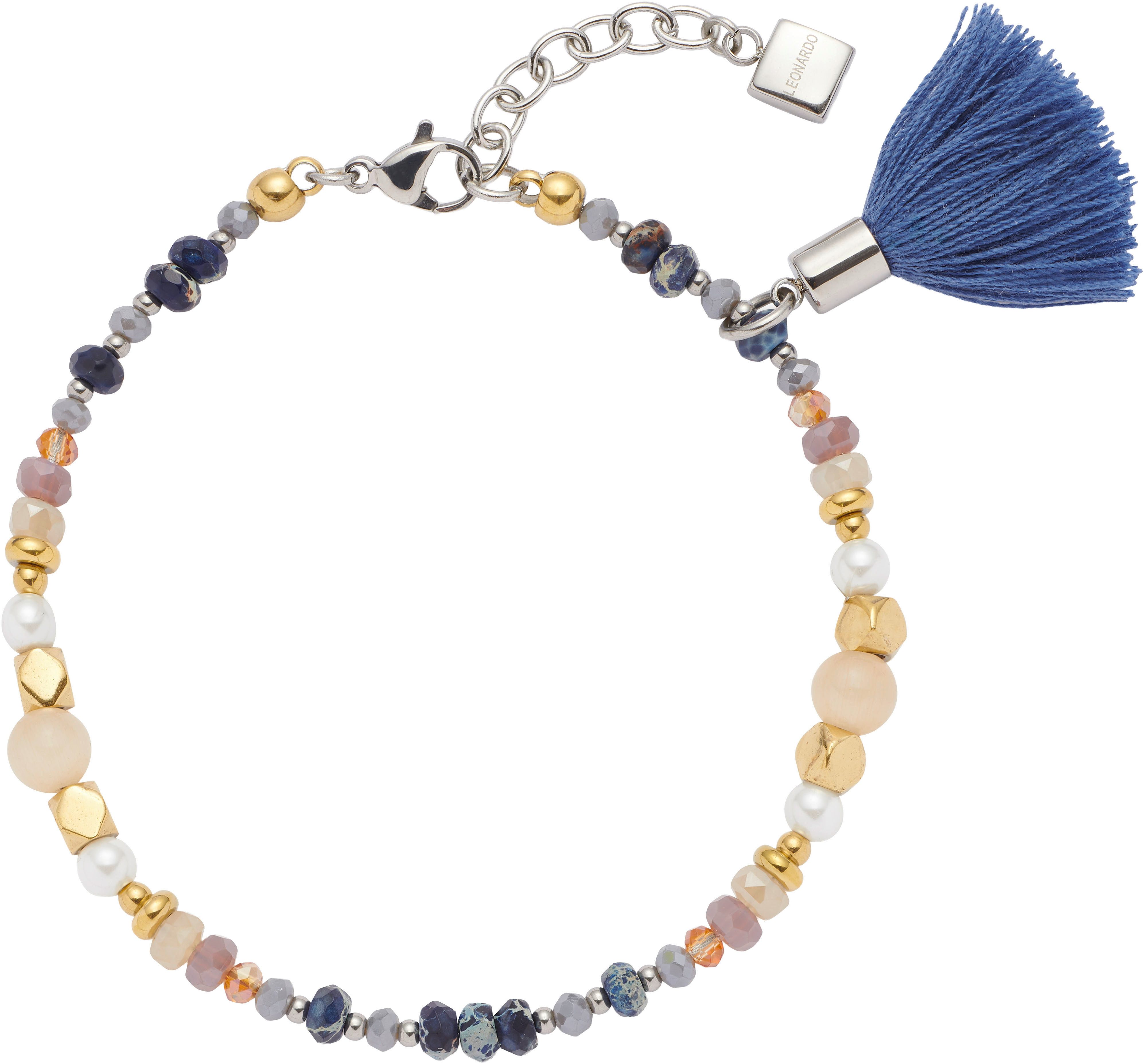 LEONARDO Armband Babsi, mit Sodalith - mit Glasperle, Perlmutt, Perle (imit günstig online kaufen