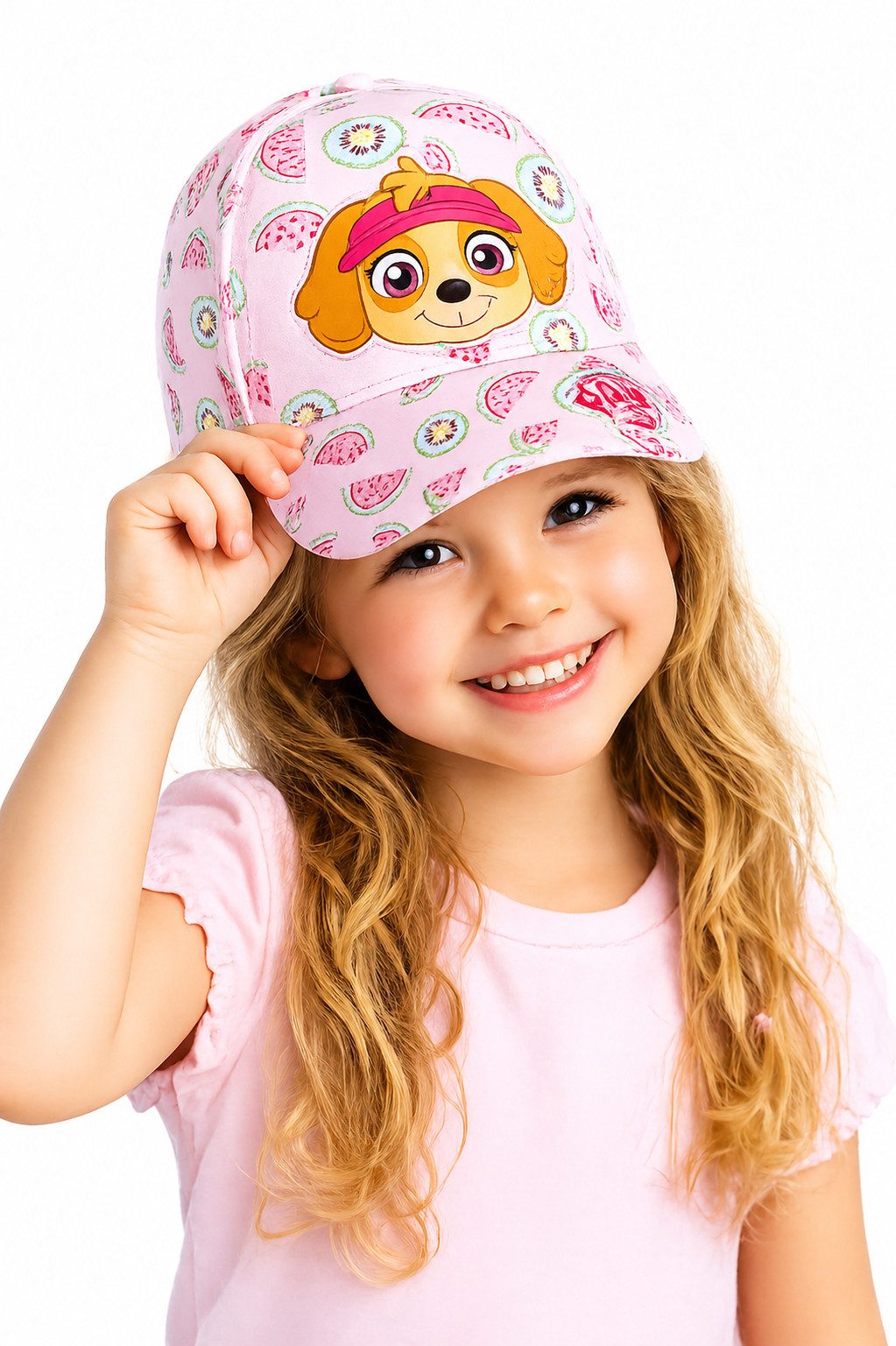 PAW PATROL Schirmmütze PAW PATROL Cap für Mädchen mit Klettverschluss Schirmmütze