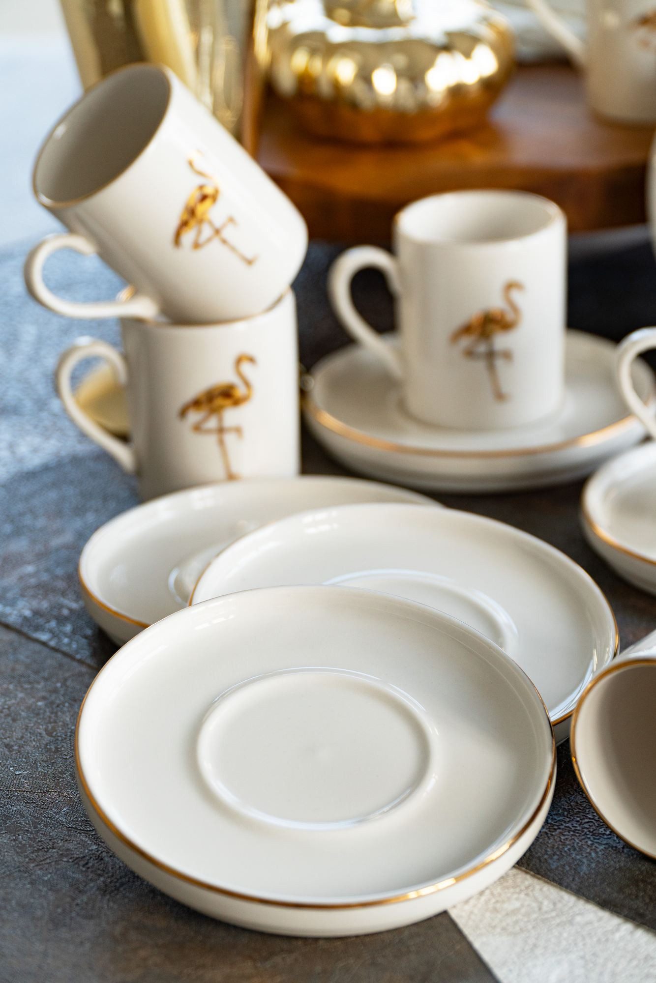 Hermia Concept Espressotasse Becher, 12-tlg., Porzellan, 12-teiliges Set