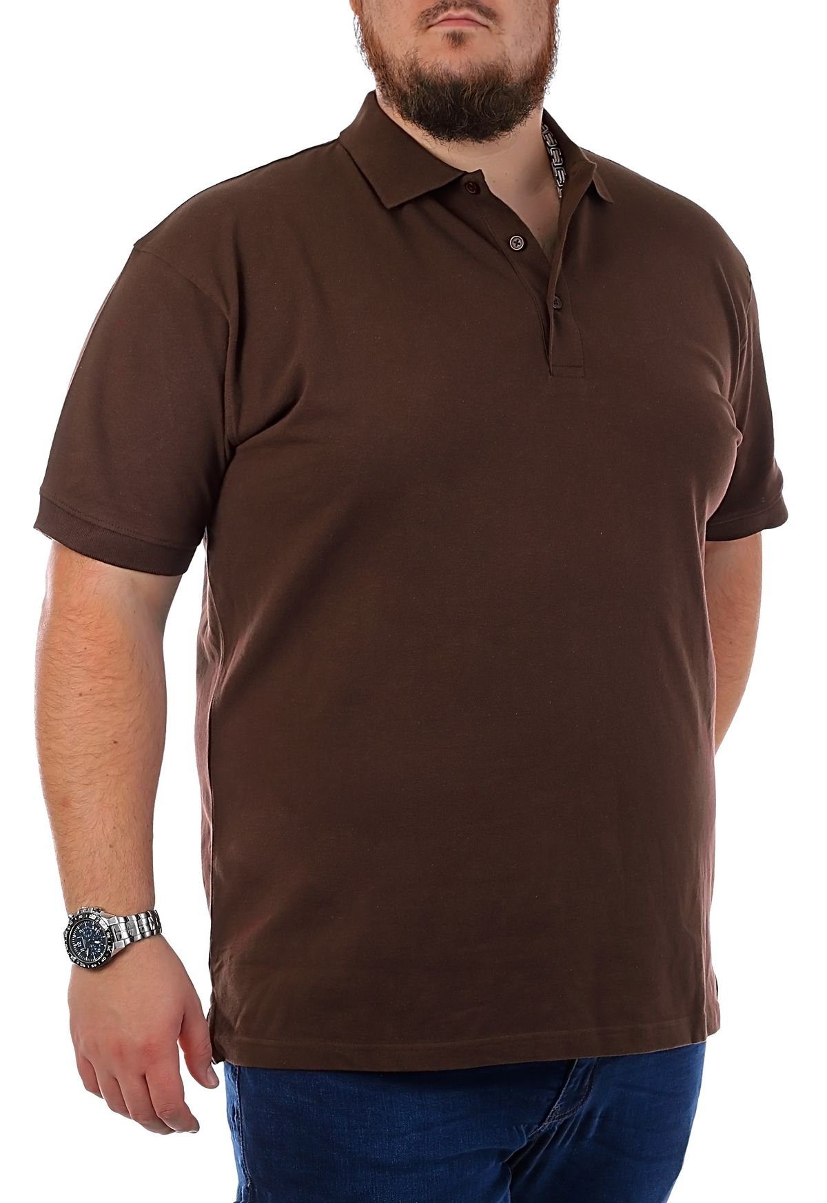 Young & Rich Poloshirt Herren Übergröße günstig online kaufen