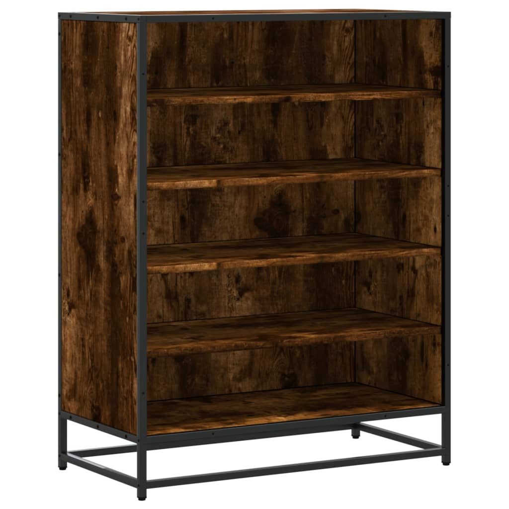 vidaXL Schuhregal Schuhschrank Räuchereiche 75x38x97,5 cm günstig online kaufen