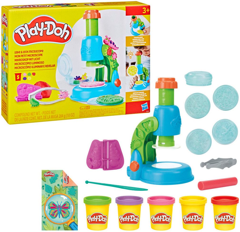 Hasbro Knetform-Set Play-Doh, Mikroskop mit Licht
