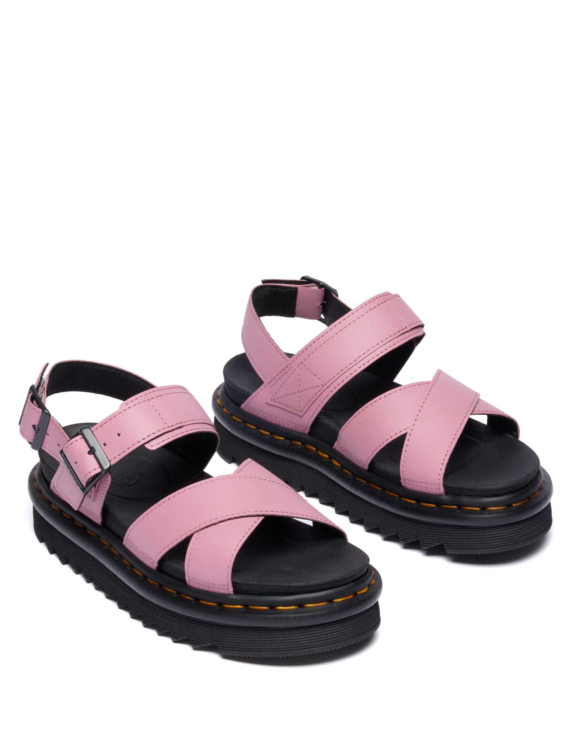 DR. MARTENS Voss Riemchensandale, Plateausandale, Sandalette, Sommerschuh mit Schnallenverschlüssen
