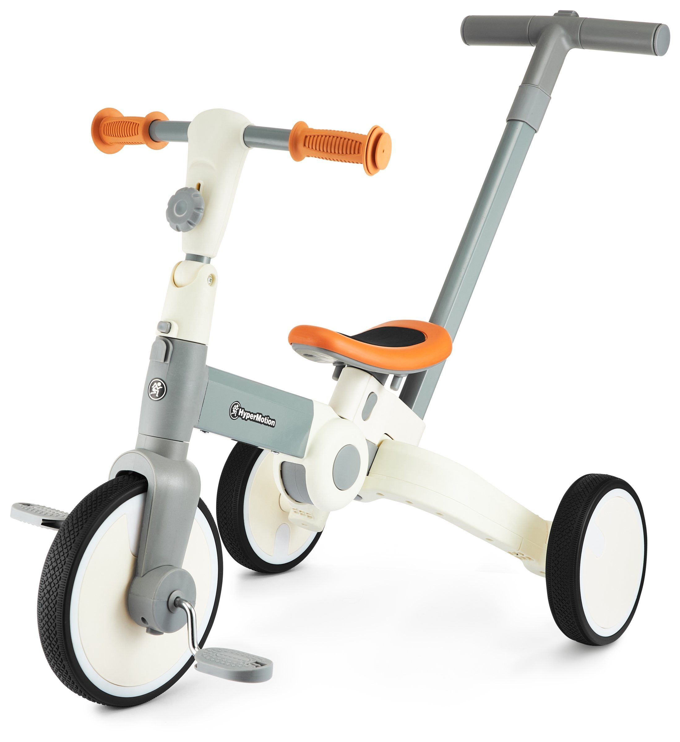 HyperMotion Dreirad Baby-Dreirad, Laufrad, Wagen und Schiebewagen - 5 in 1 von HyperMotion