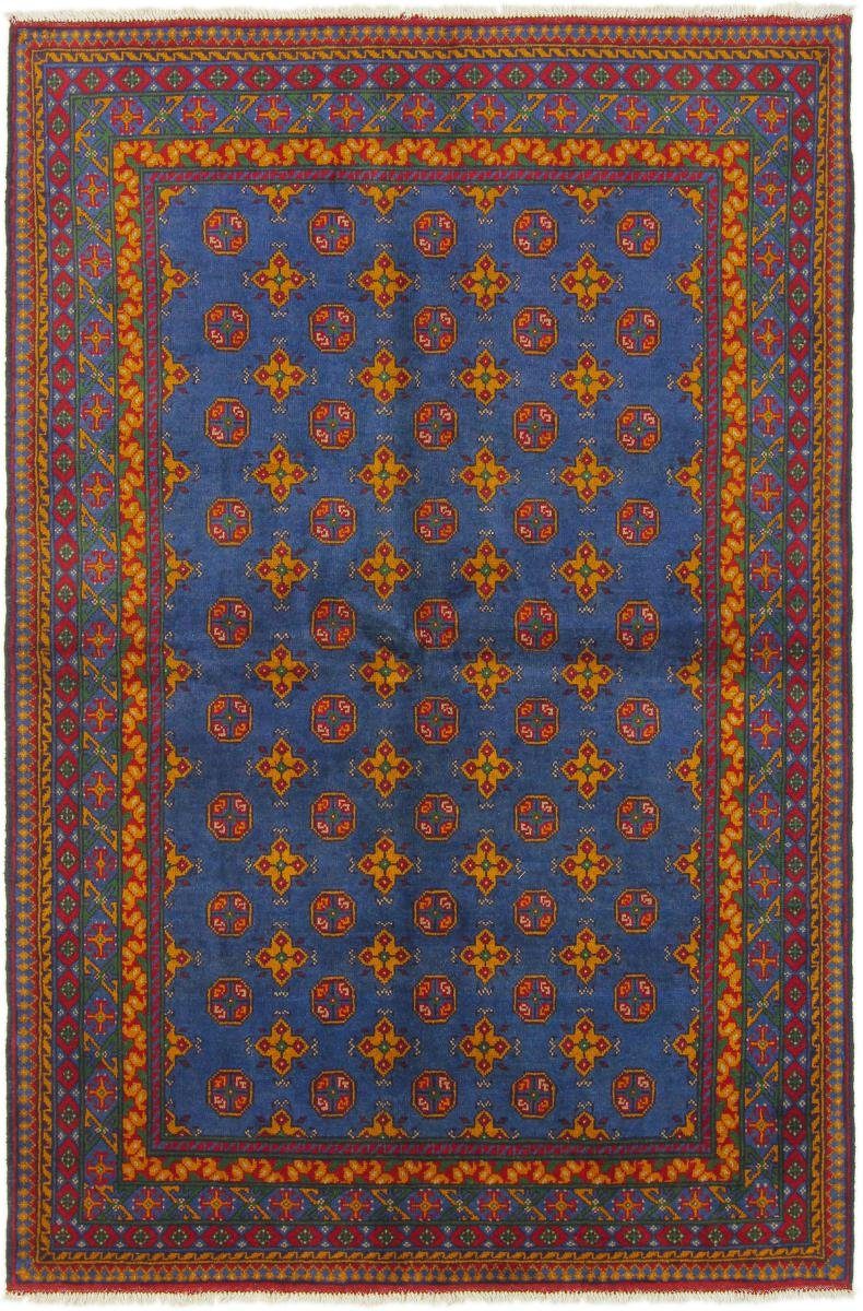 Orientteppich Afghan Akhche 163x243 Handgeknüpfter Orientteppich, Nain Trading, rechteckig, Höhe: 6 mm | Kurzflor-Teppiche