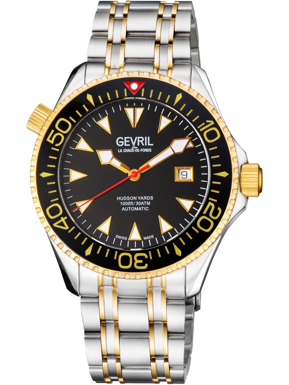 Gevril Automatikuhr Gevril 48802 Herrenuhr Hudson Yards Automatik 43mm 30ATM Gevril 48802 Herrenuhr Hudson Yards Automatik 43mm 30ATM
