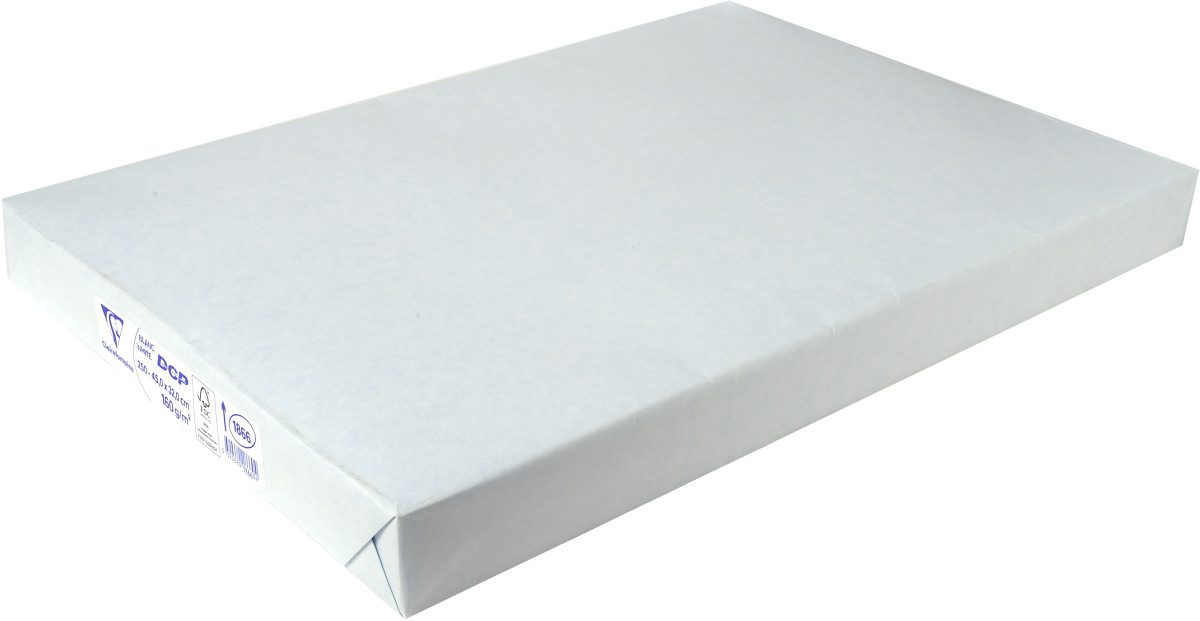 CLAIREFONTAINE Kopierpapier Laser- /Inkjetpapier DCP SRA3 450x320mm 160g/qm weiß VE=4x250 Blatt