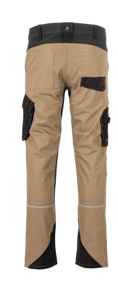 Planam Arbeitshose Herren Bundhose Norit sand/schwarz Größe 64 (1-tlg)