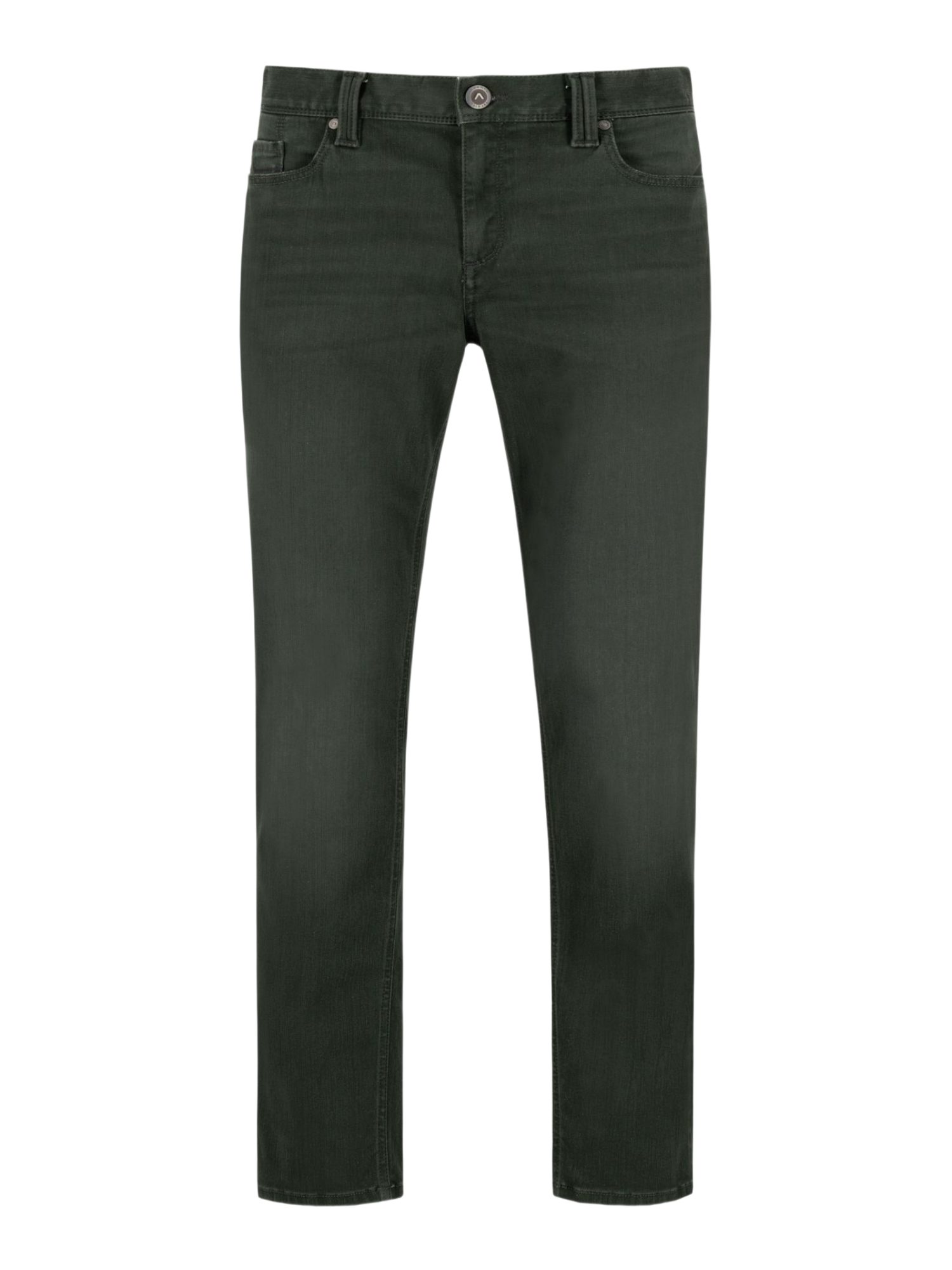 Alberto 5-Pocket-Jeans grün,Casual,Baumwolle,Unifarben,Regular Fit,Mittel