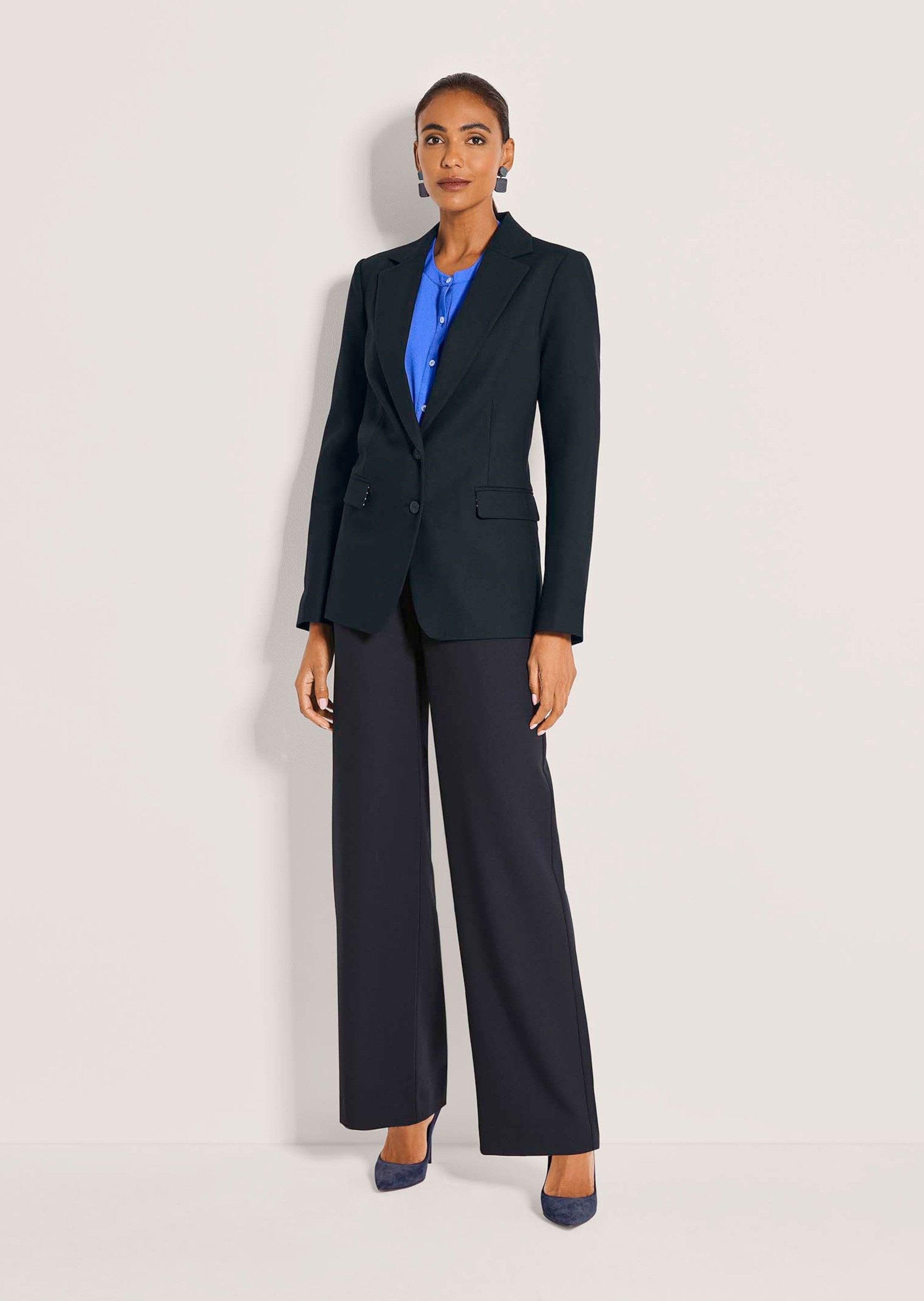 Kurzblazer Eleganter Einreiher mit Reverskragen