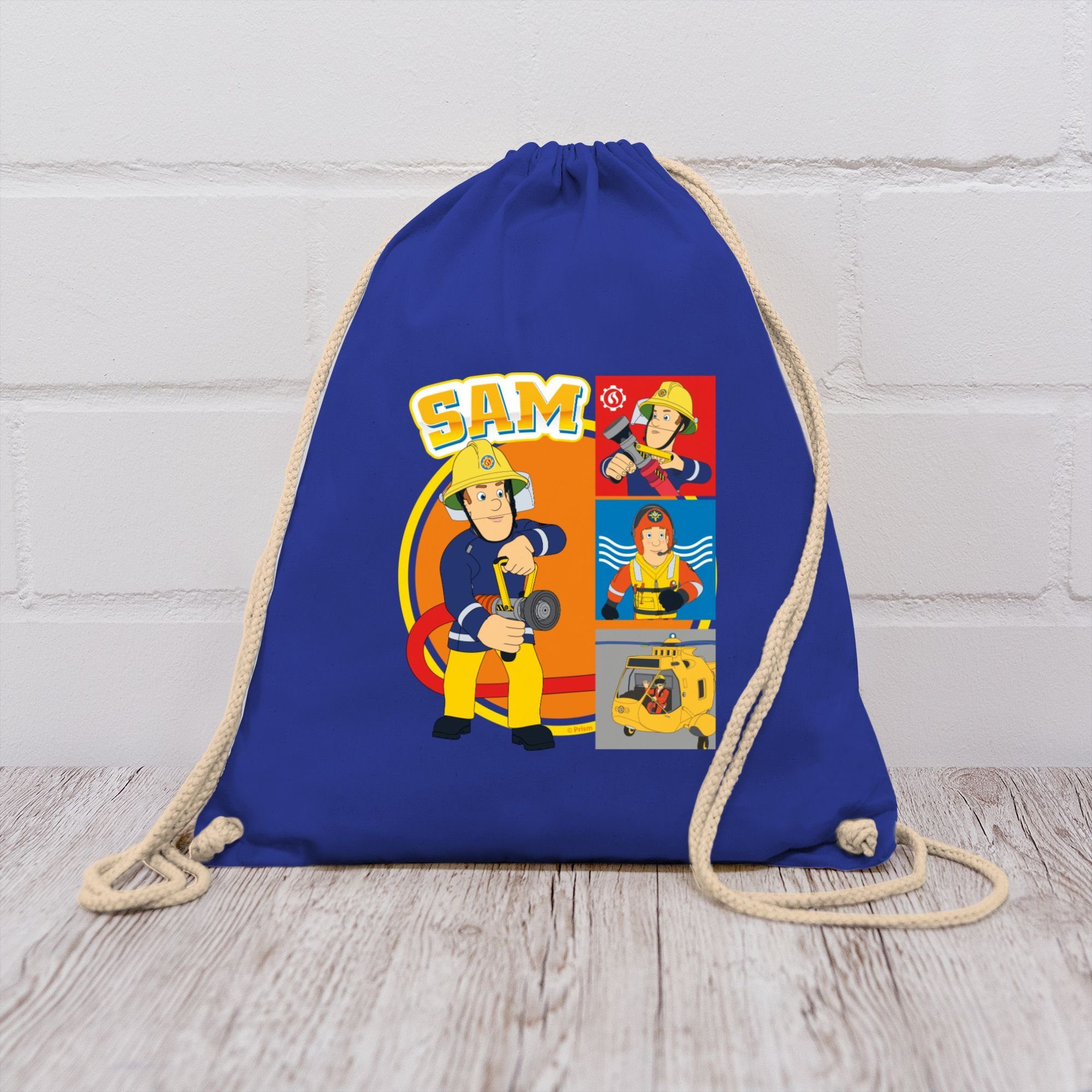 Shirtracer Turnbeutel Sam, Feuerwehrmann Sam Tasche