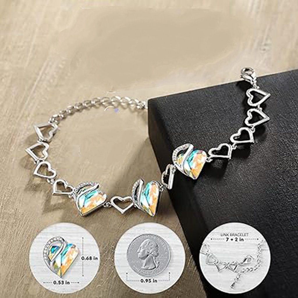 WaKuKa Armband Heilstein-Kristall-Armband Schmuckgeschenk (1-tlg) für Weiß Frauen