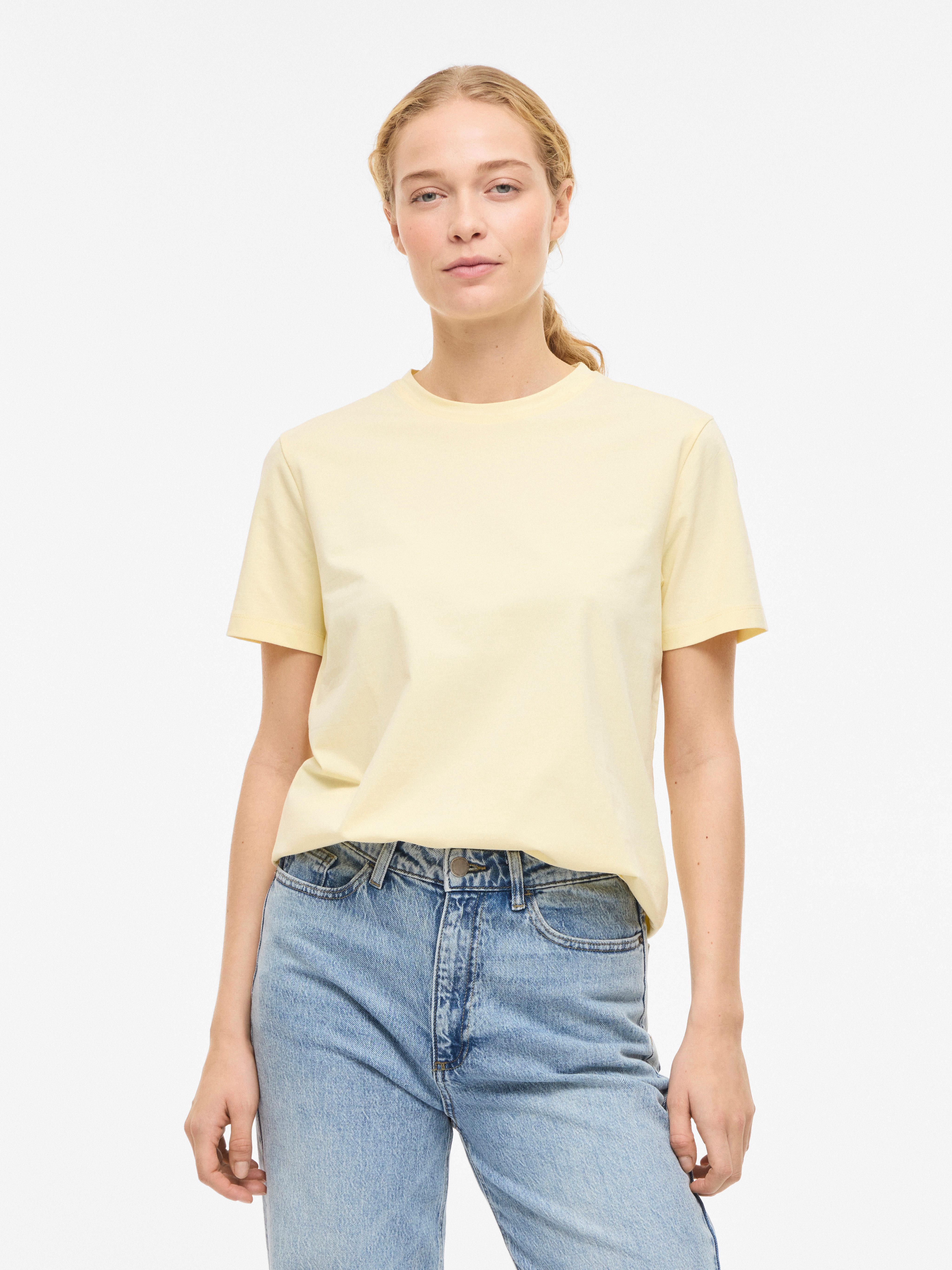 Vila Kurzarmshirt VINORA S/S T-SHIRT - NOOS Baumwollmischung, regular fit günstig online kaufen