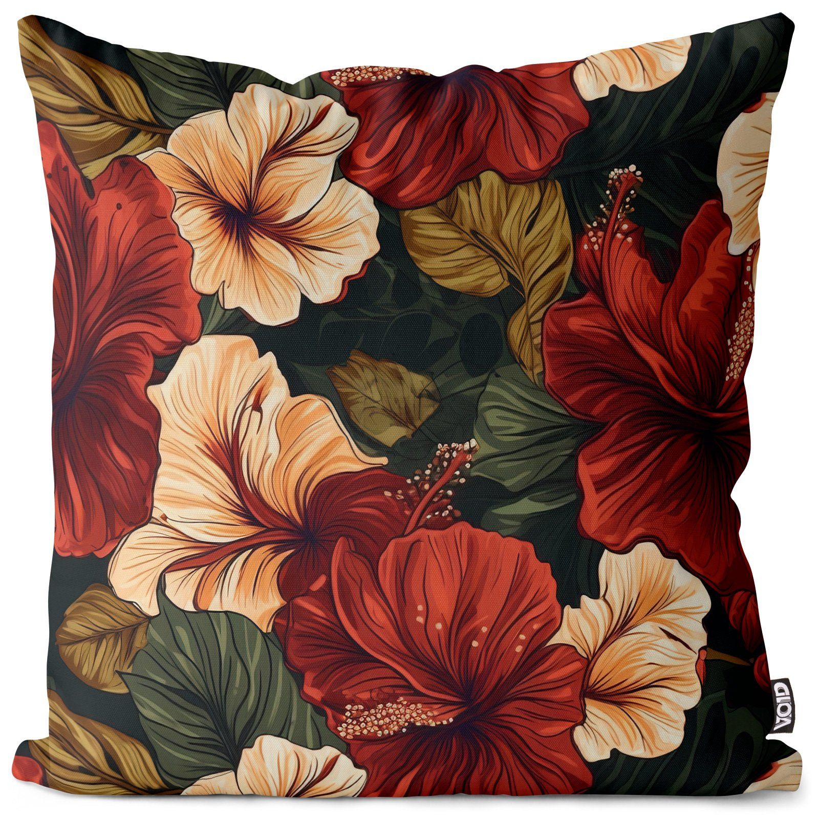 VOID Kissenbezug, (1 Stück), Hibiskus Eibisch günstig online kaufen