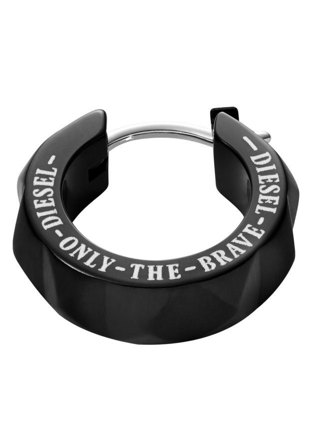 Diesel Single-Creole Schmuck Edelstahl Ohrschmuck Ohrringe günstig online kaufen