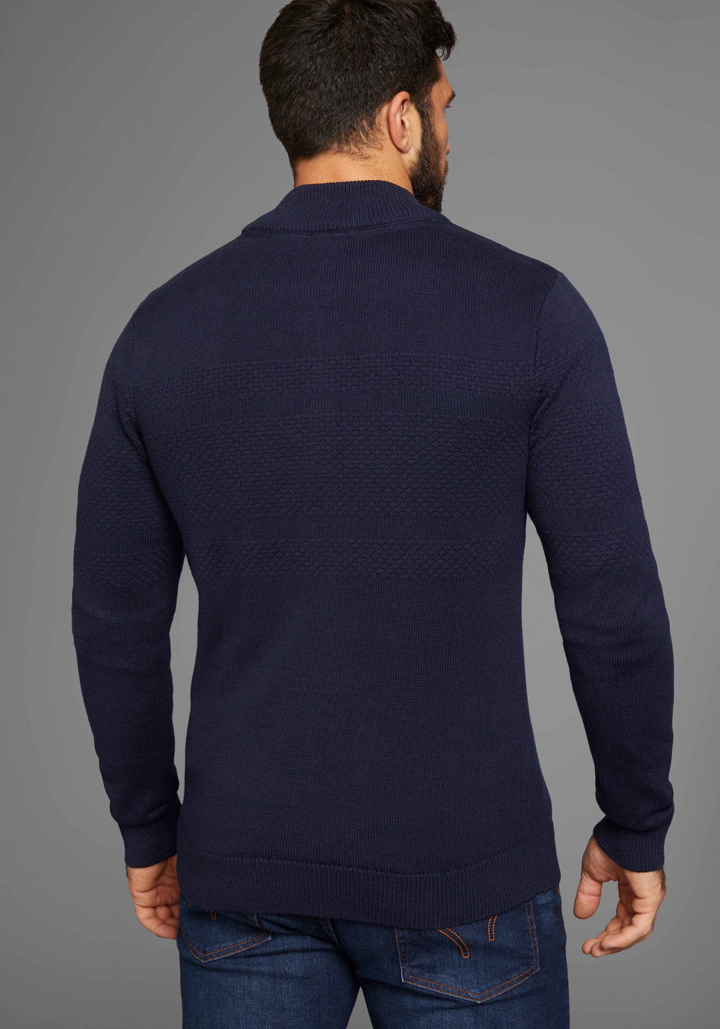 H.I.S Jacquardstrickjacke Bis Größe 5 XL günstig online kaufen