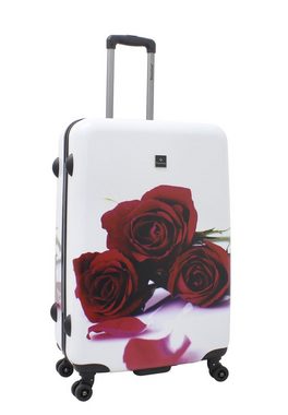 Saxoline® Koffer Roses, mit Doppel-Spinner-Rädern