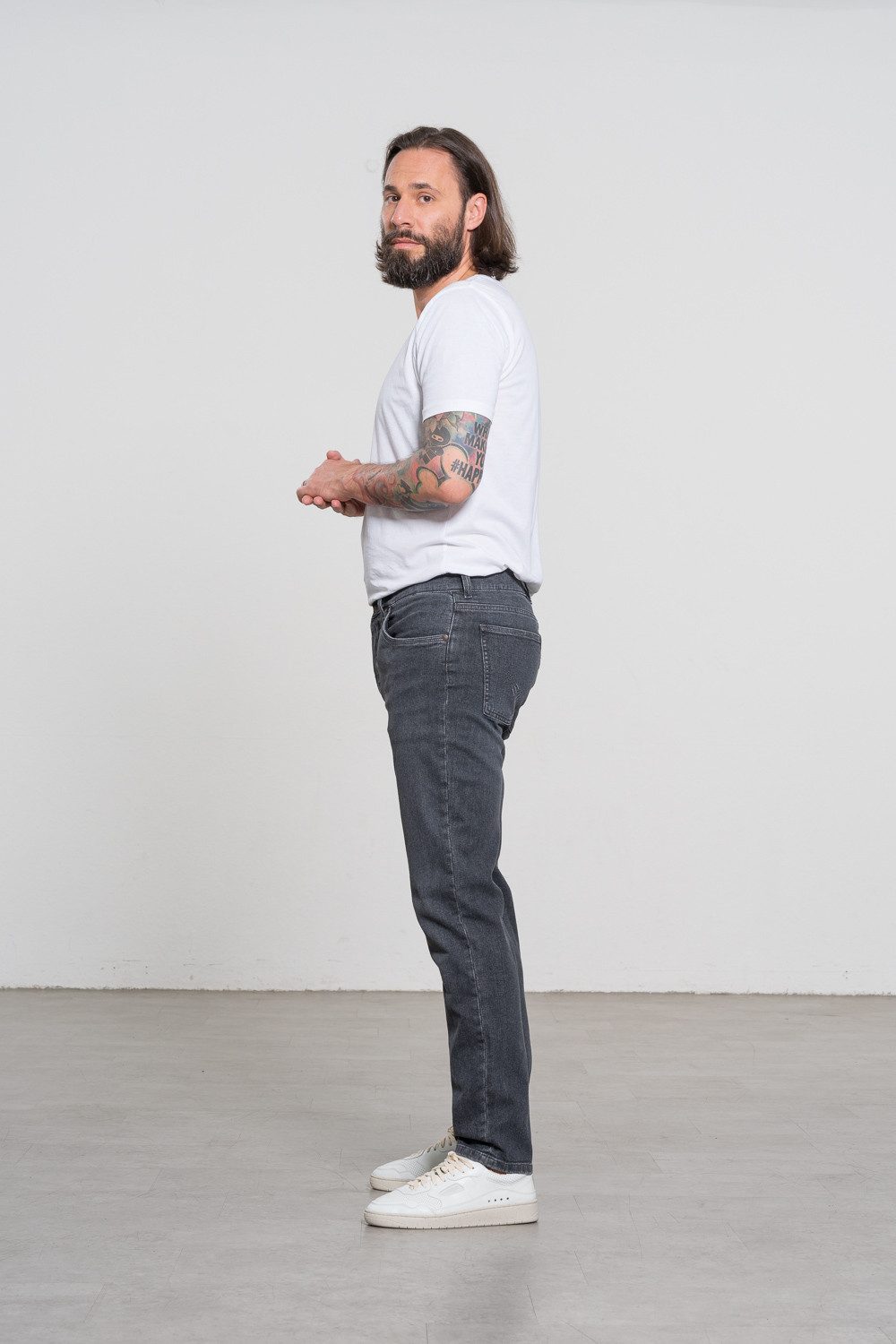 Feuervogl 5-Pocket-Jeans fv-Fi:nn, Medium Waist, Slim Fit, Herrenjeans 5-Pocket-Style
