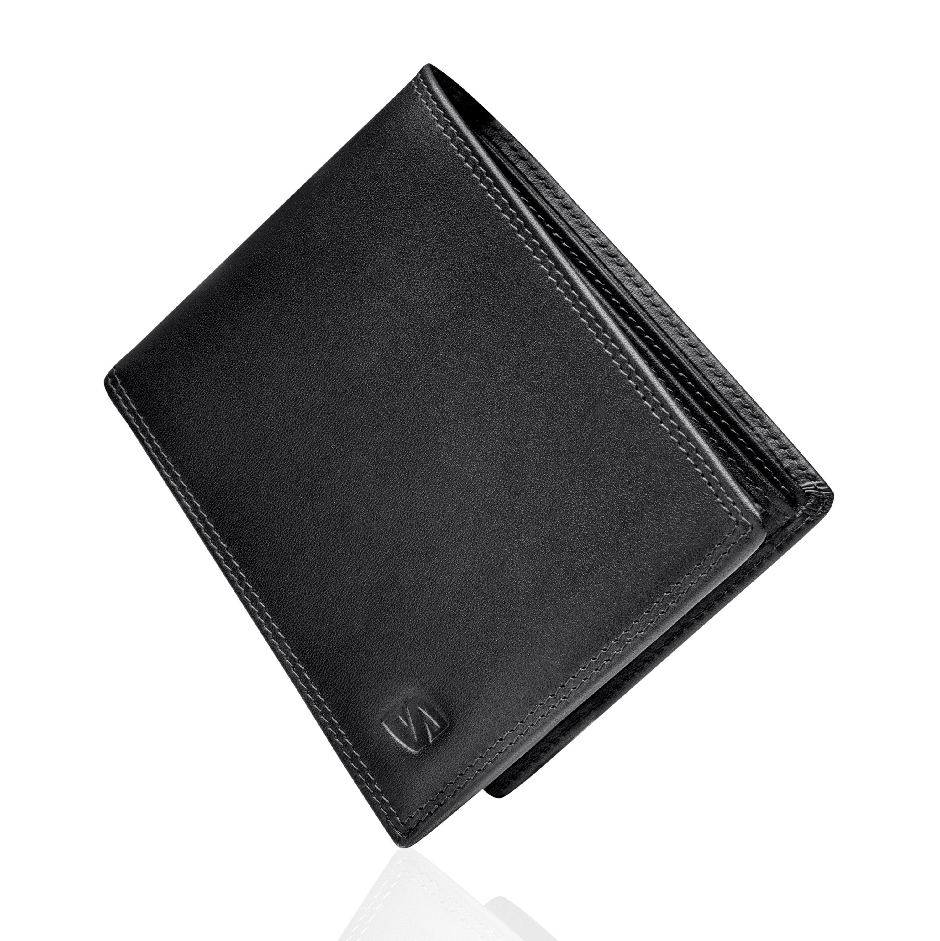 SERASAR Geldbörse »Herren Portemonnaie Leder Space« (1-tlg), aus Echtleder  inkl. RFID-Schutz gegen Datenklau mit Geschenkbox online kaufen | OTTO