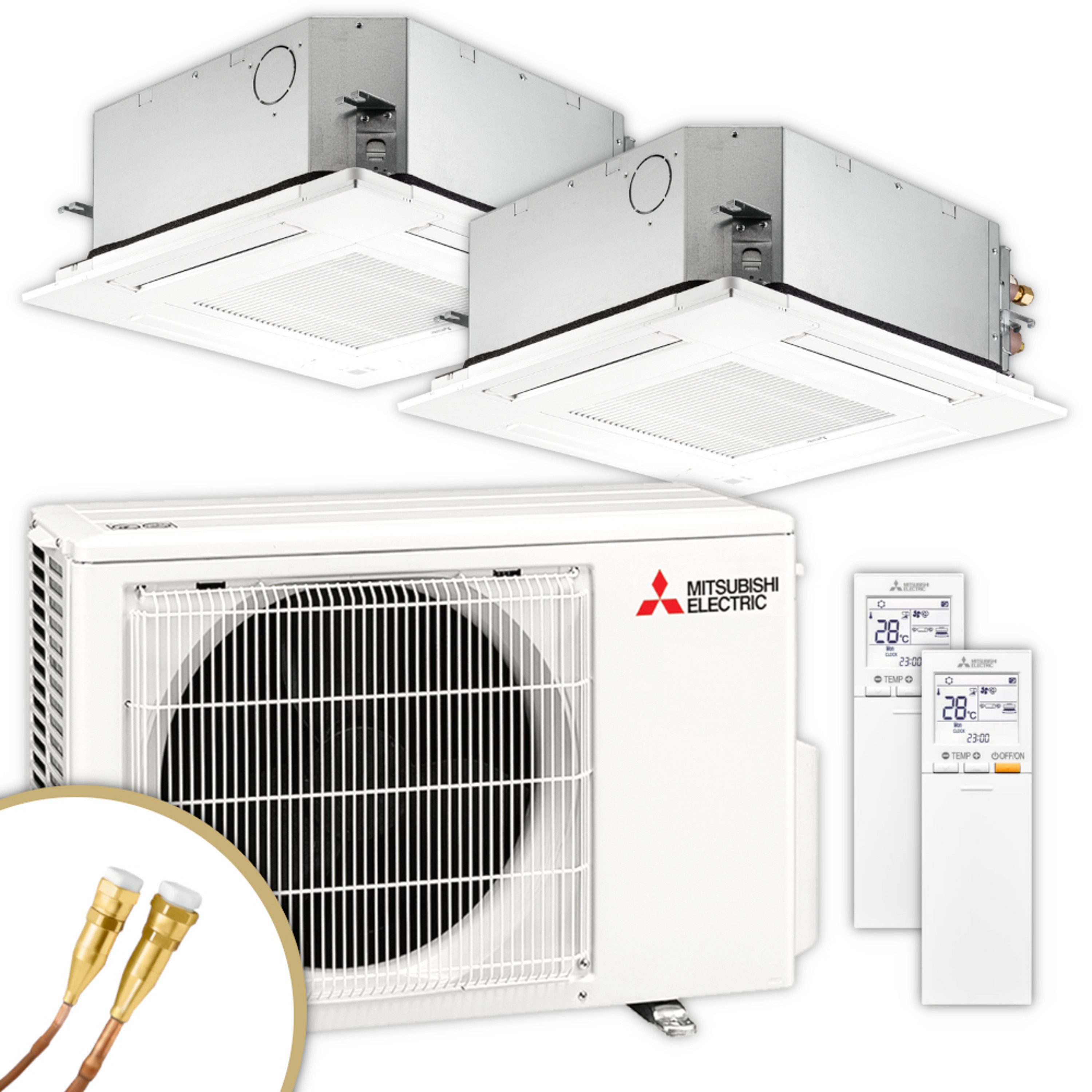 Mitsubishi electric Klimagerät MXZ-2F42VF4 + SLZ-M25FA2 / SLZ-M25FA2