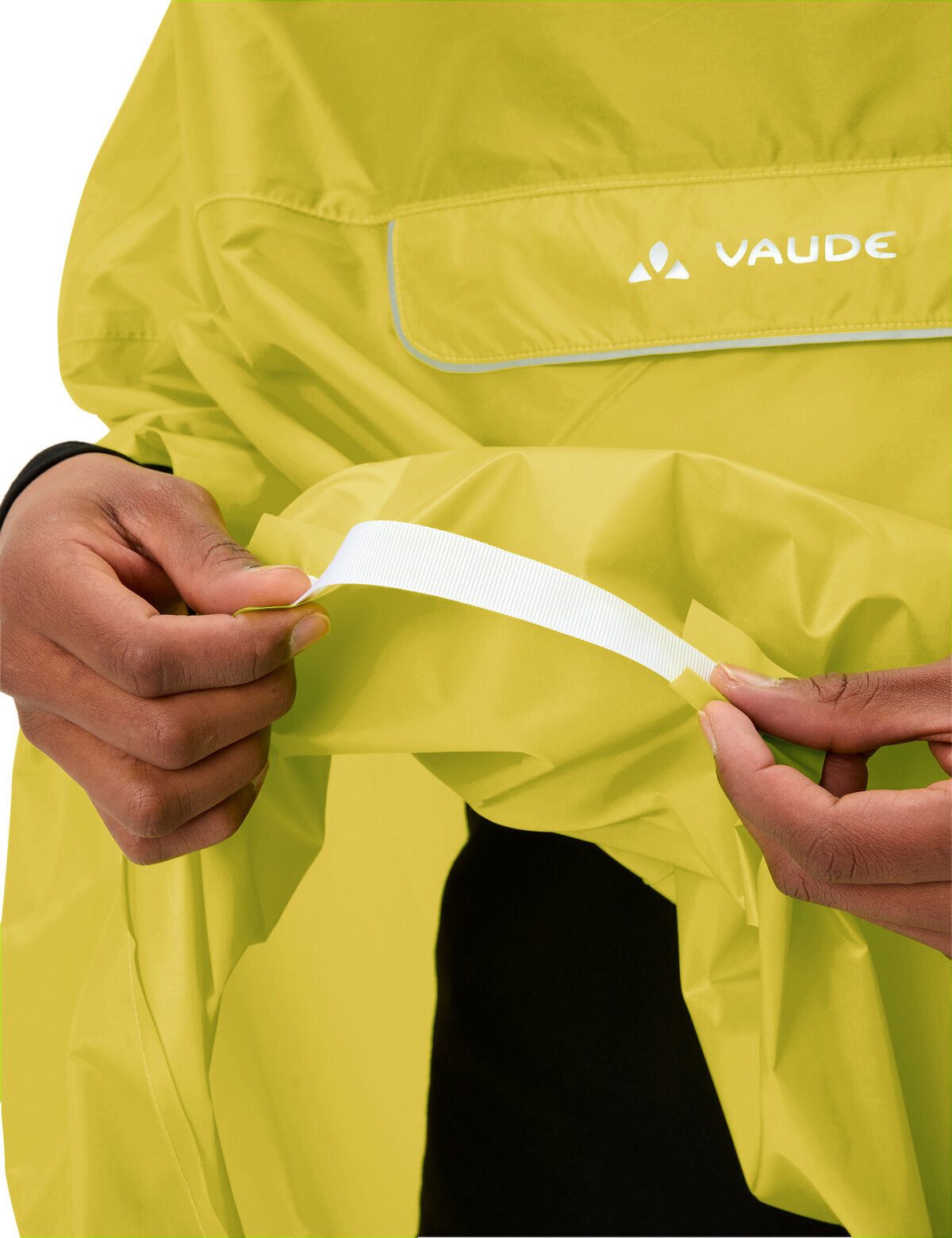 VAUDE Regenponcho Valdipino Poncho (1-St) wasserdichter Regenponcho mit Kapuze